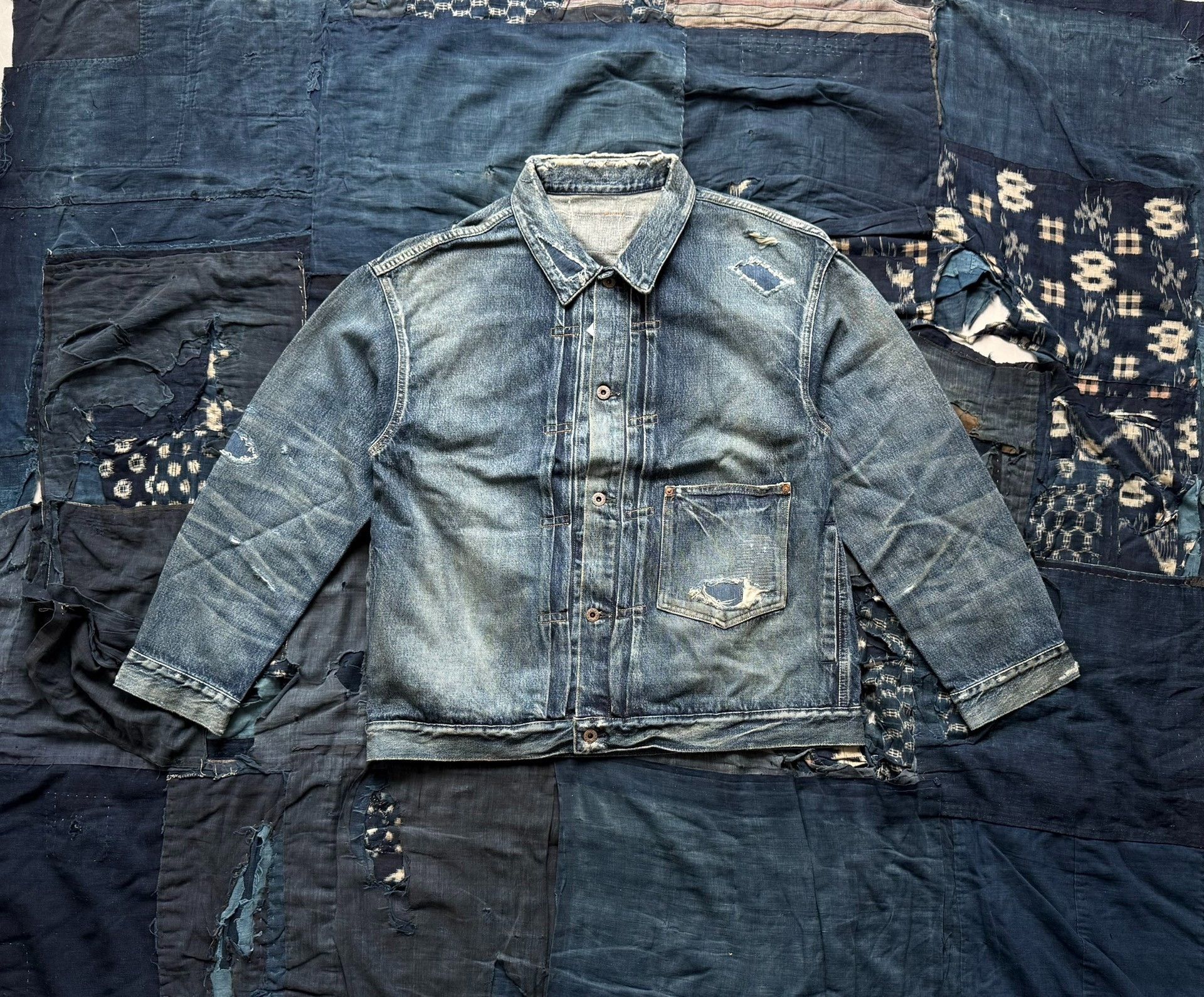 Madness Madness 9th Anniv Denim Jacket Oil-Treated XL New | Grailed