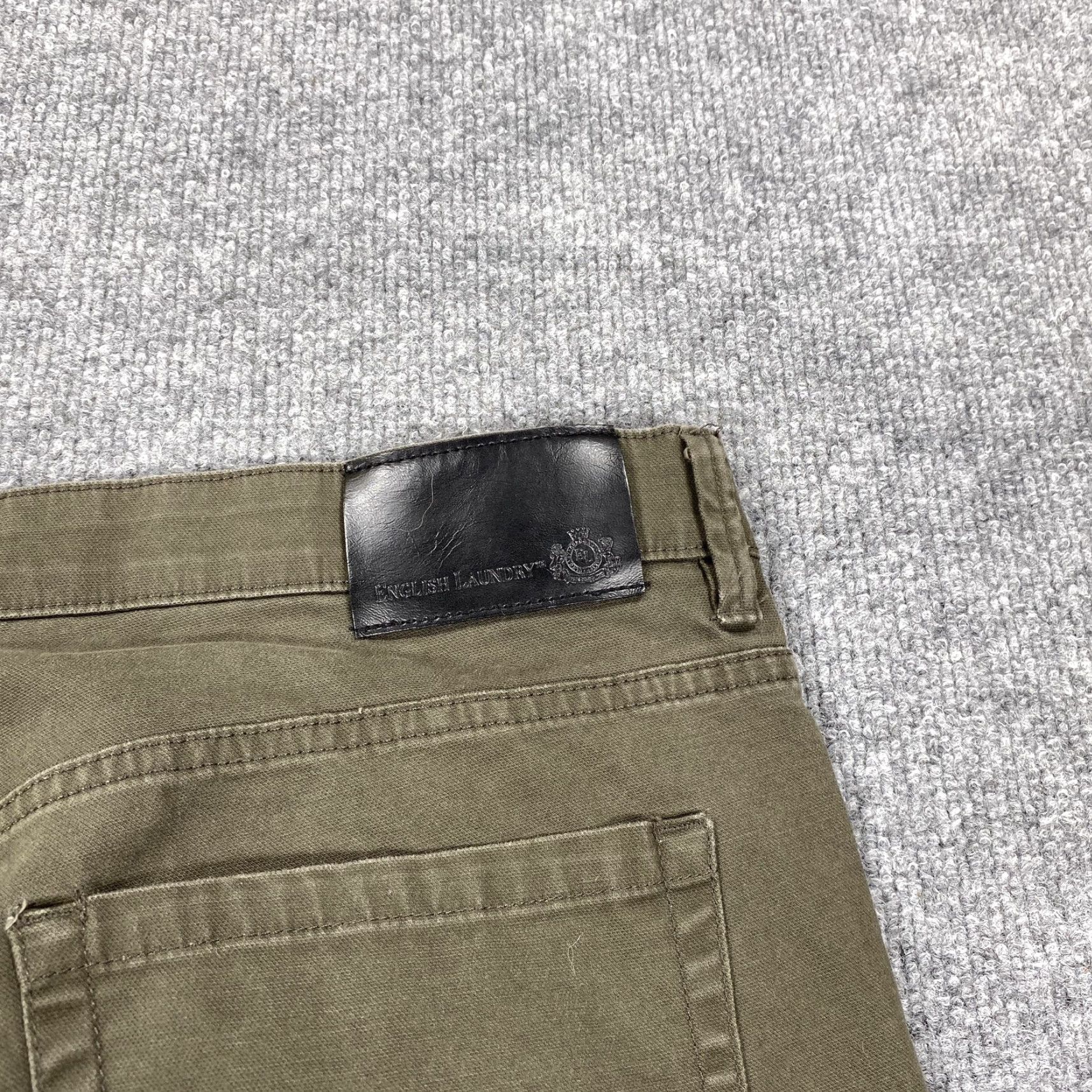 English Laundry English Laundry Jeans Mens 34x29 Green Regular Fit Straight Leg Stretch Denim Jeans Mens Green Regular 34x29 Straight Leg Denim Size US 34 / EU 50 - 3 Thumbnail