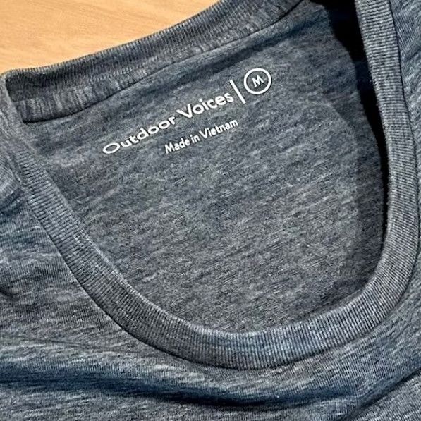 Outdoor Voices Outdoor Voices Gray Cropped Soft Tee Women’s Medium Shirt Womens Medium Gray Cropped Soft Tee Activewear Casual Updated 90s/Style Size ONE SIZE - 3 Thumbnail
