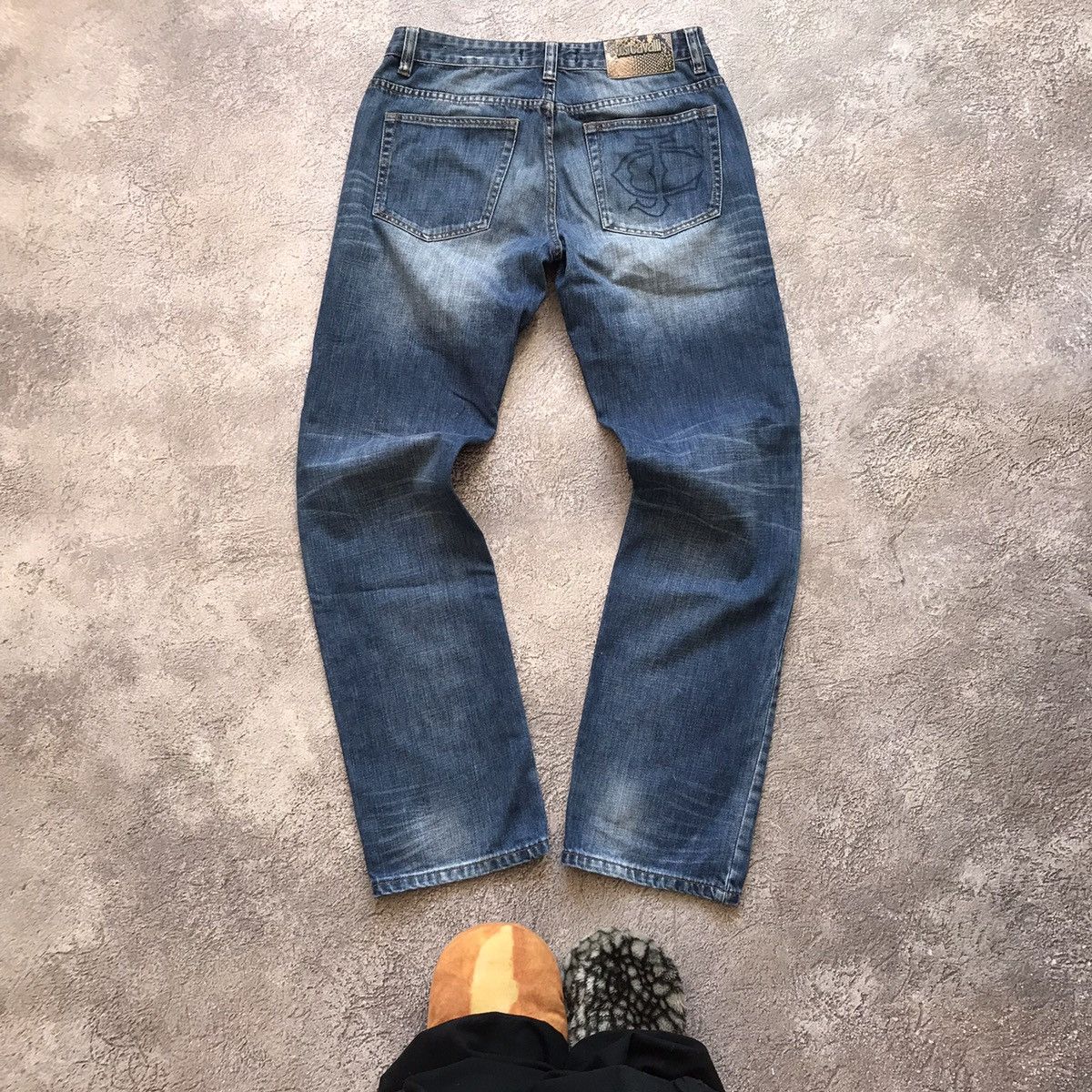 Vintage Vintage 90s Just Cavalli Distressed Baggy Jeans Streetwear 3 Size US 32 / EU 48 - 6 Thumbnail