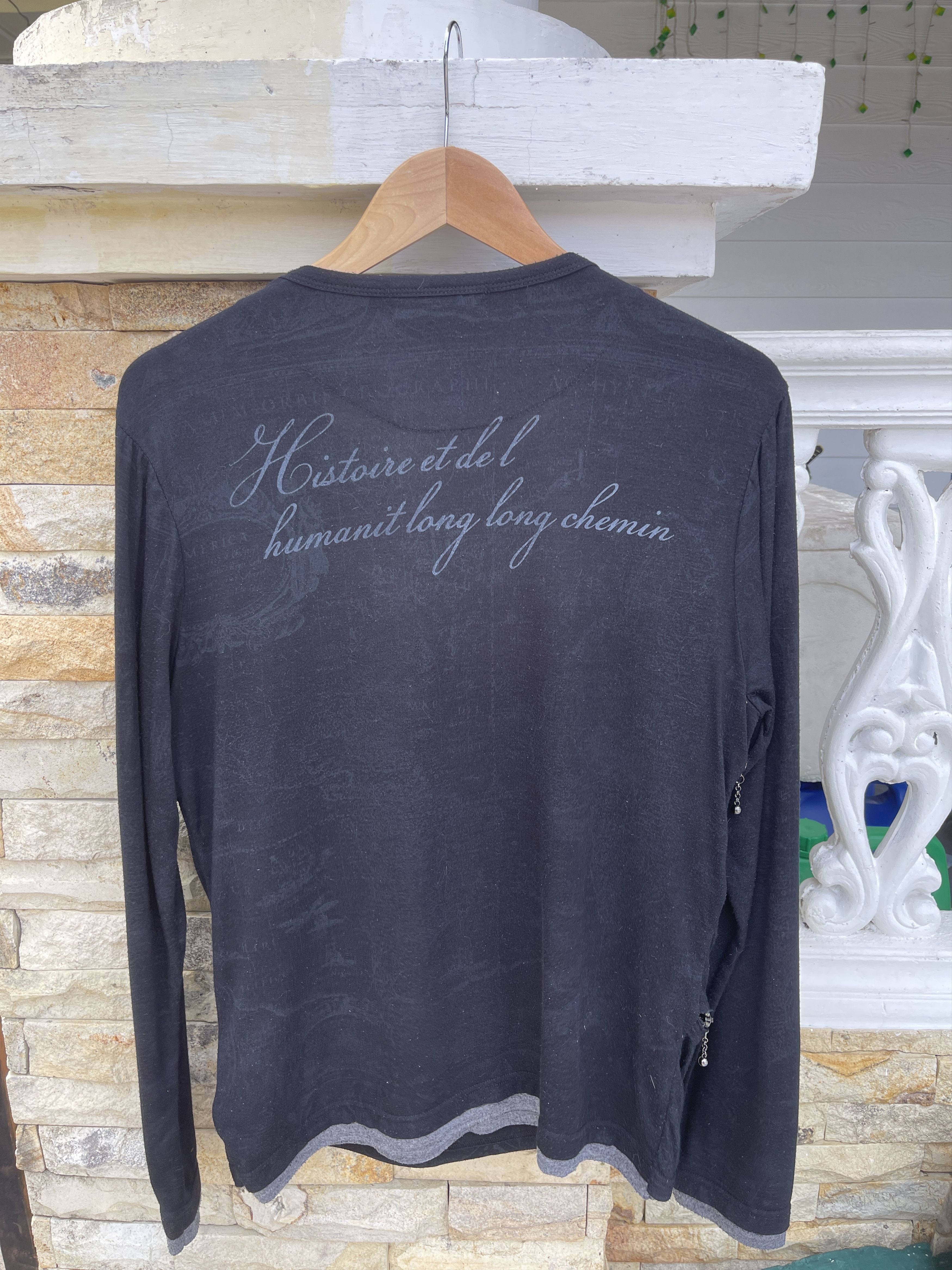 If Six Was Nine Last Drop🔥Rare🔥Vtg In The Attic Punk Style Long Sleeve Shirt Size US L / EU 52-54 / 3 - 3 Thumbnail