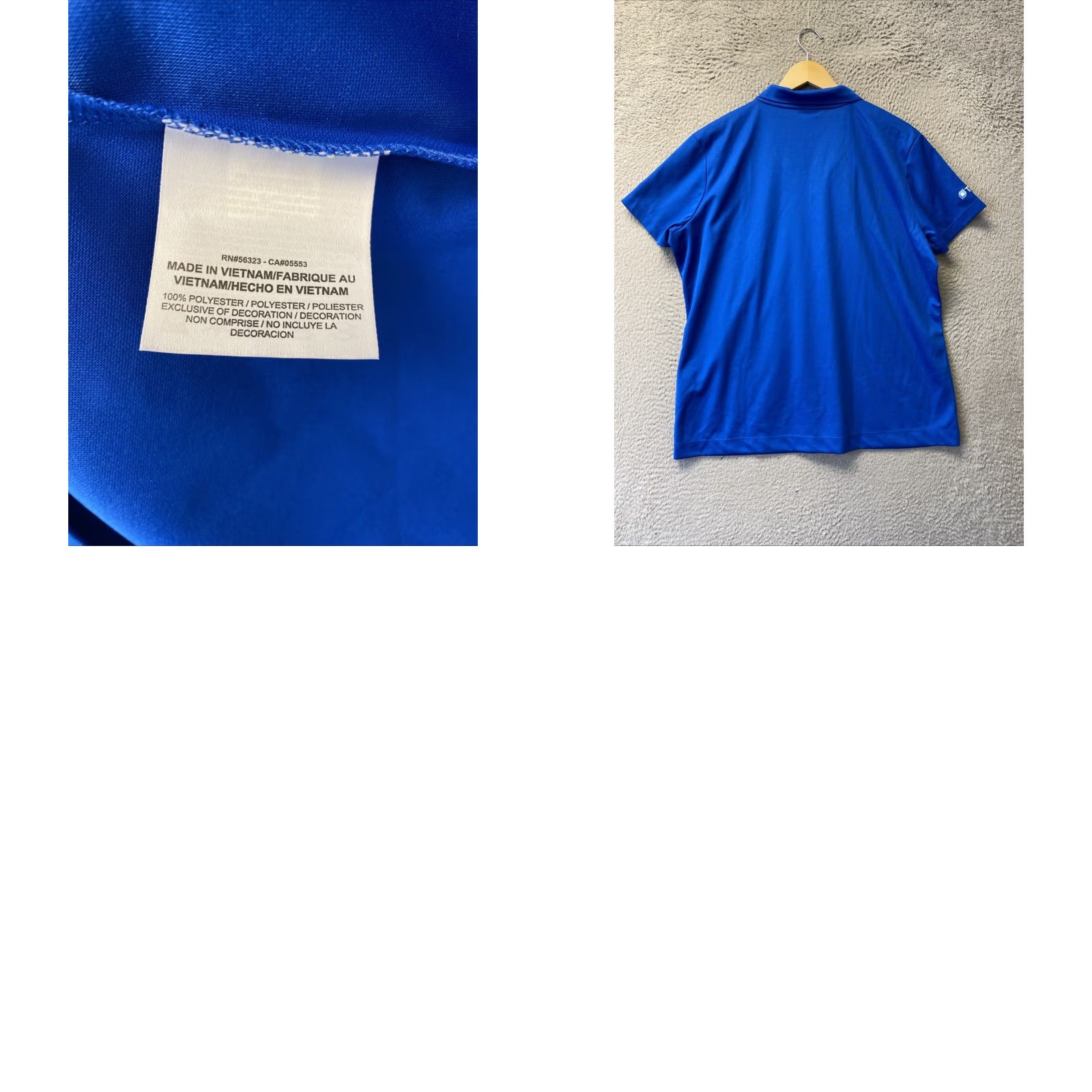 Nike Nike Golf Dri-Fit Polo Women's Shirt XXL Blue Embroidery 2XL Adult Womens Nike Golf Polo Shirt Size ONE SIZE - 8 Thumbnail