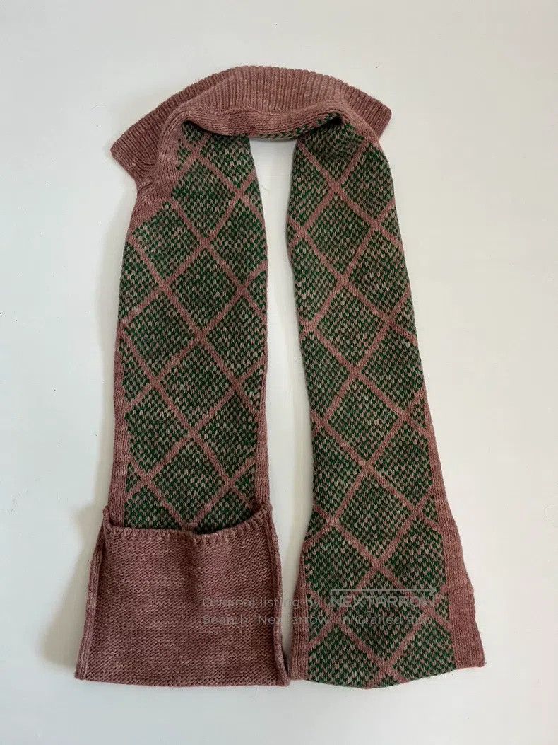 Dries Van Noten DRIES VAN NOTEN Mint green diamond print scarf Size ONE SIZE - 7 Thumbnail
