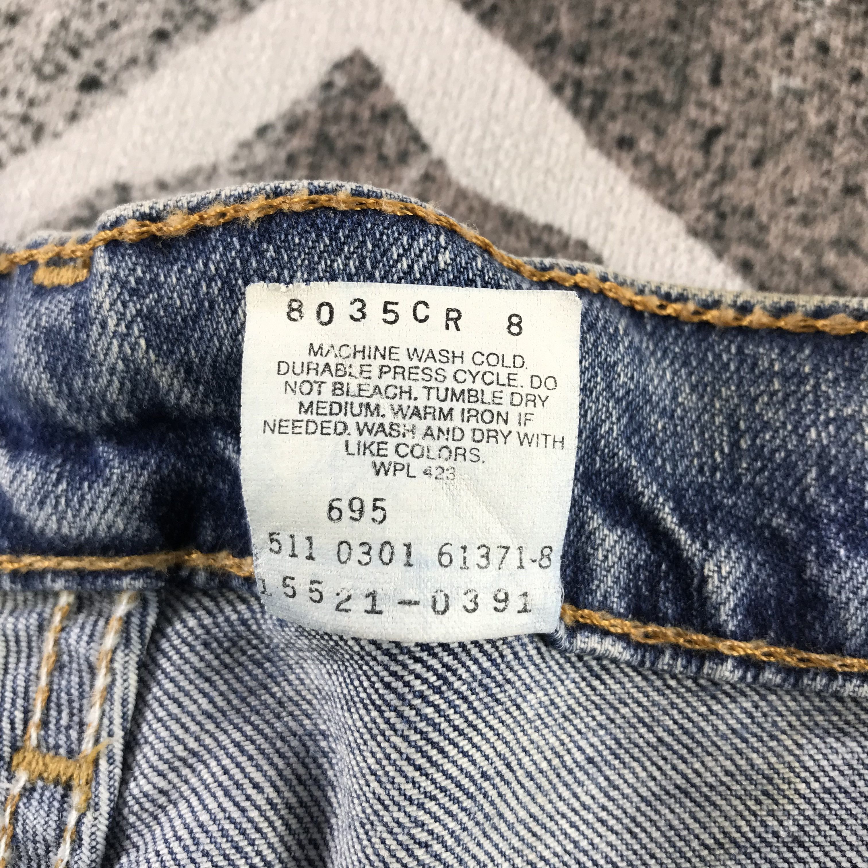 Levi's Vintage Levis 512 Jeans Slim Fit Jeans Size US 28 / EU 44 - 10 Thumbnail
