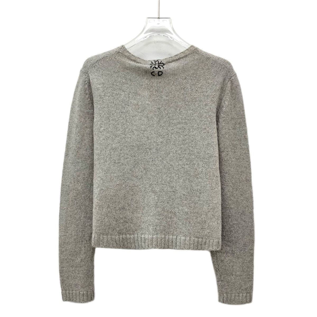 Dior Dior Grey Star and Moon Pattern Cashmere Knit Sweater K26WX Size M / US 6-8 / IT 42-44 - 2 Thumbnail