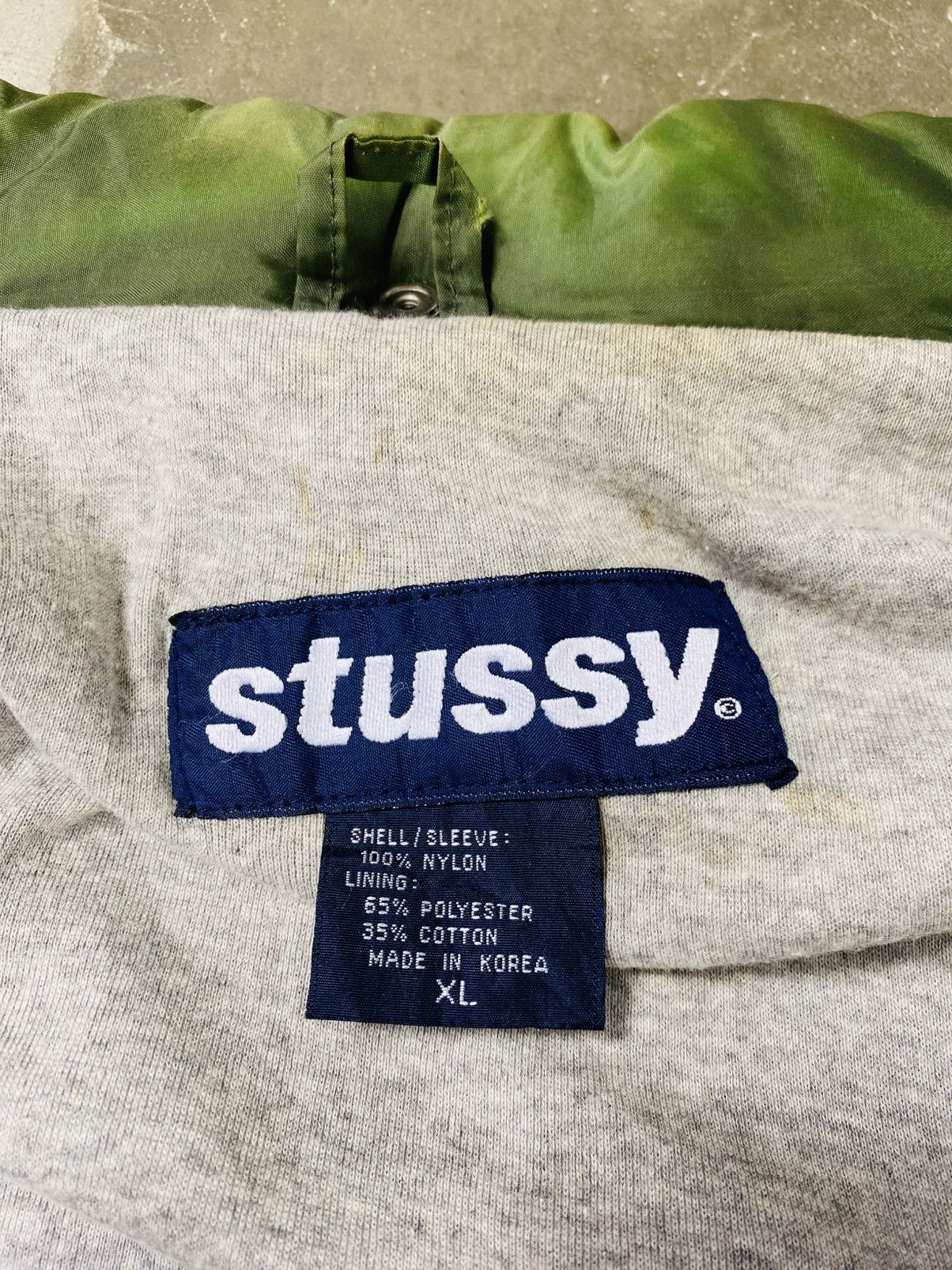 Stussy Vtg Stussy Hidden Hoodie Oversize Windbreaker Size US XXL / EU 58 / 5 - 11 Thumbnail