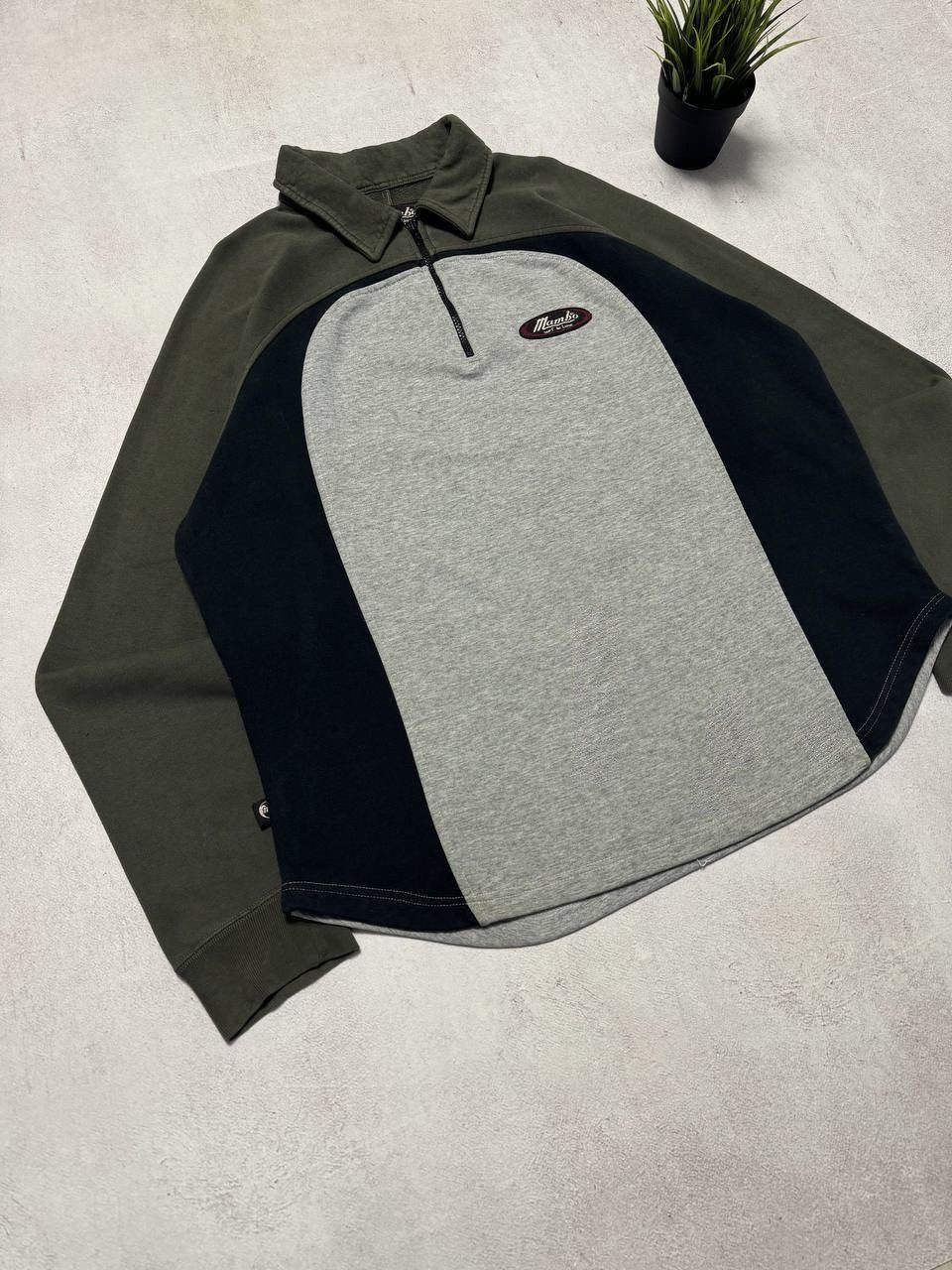 Mambo × Vintage Vintage Mambo Sweatshirt Zip 1/4 Baggy Crewneck Y2K Surf 90s Size US L / EU 52-54 / 3 - 2 Thumbnail