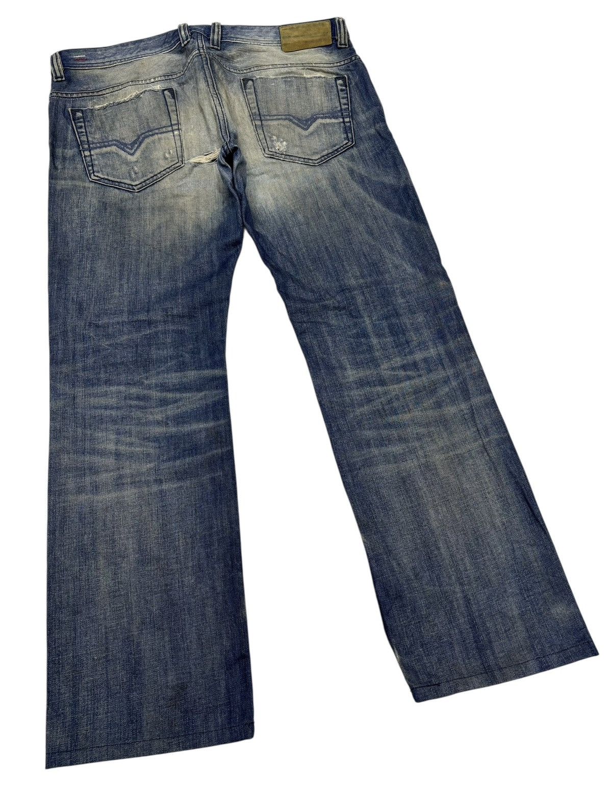 Diesel Diesel Rusty Thrashed Ripped Distressed Denim Jean Size US 36 / EU 52 - 4 Thumbnail