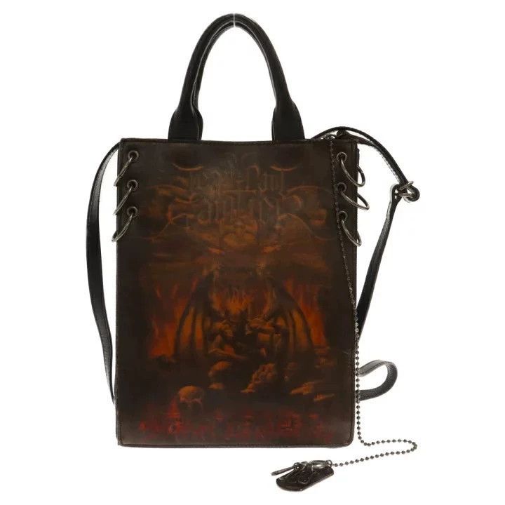 Jean Paul Gaultier Jean Paul Gaultier Satan devil leather messenger bag Size ONE SIZE - 1 Thumbnail