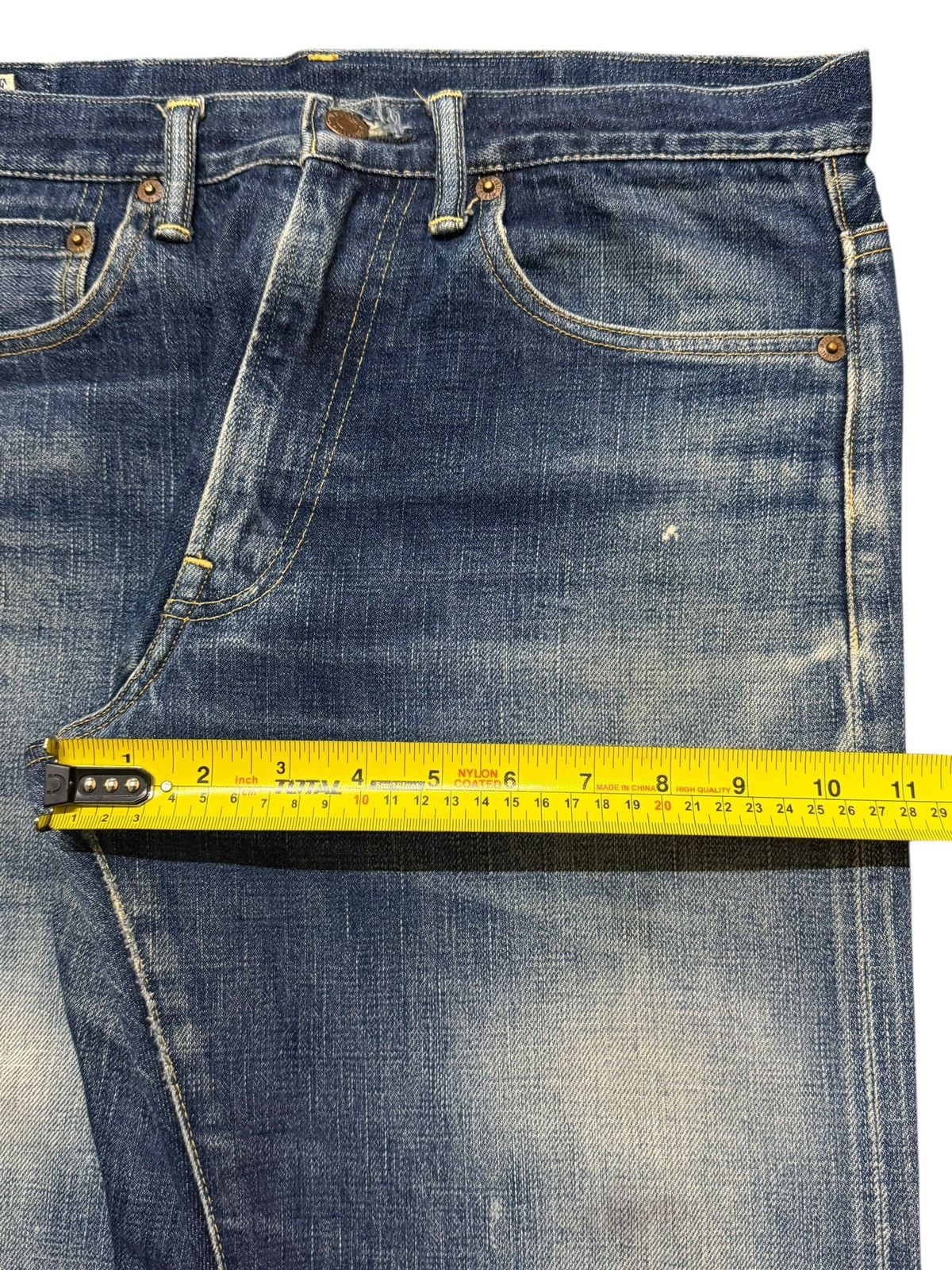 *A VONTADE Vintage 90s A Vontade Sanforized Selvedge Blue Faded Wash Size US 30 / EU 46 - 15 Thumbnail