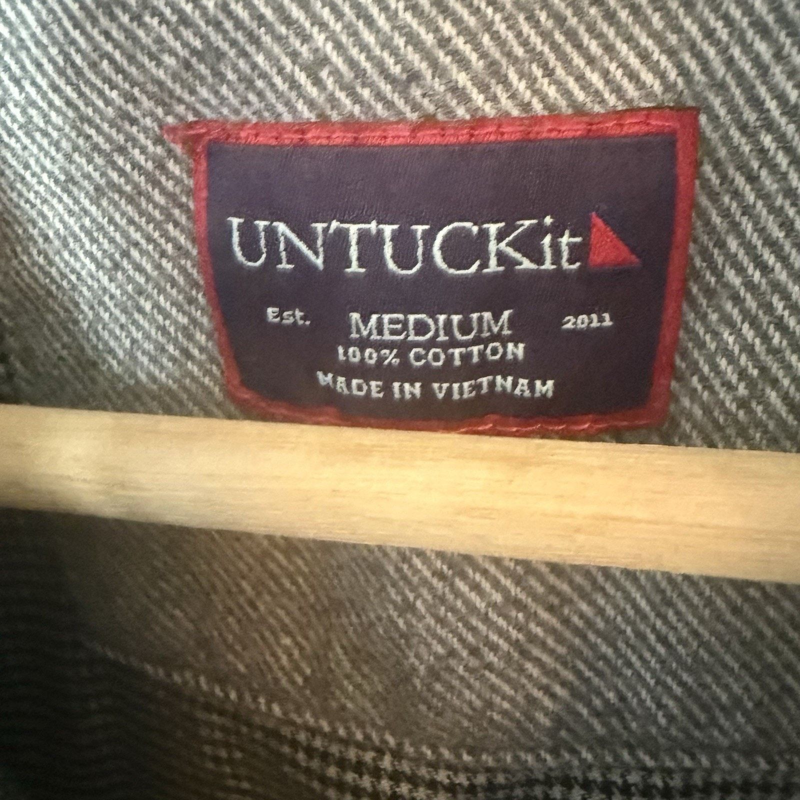 UNTUCKit Untuckit Quilted Jacket Ziata Shacket Patches Flannel Gorp Size US M / EU 48-50 / 2 - 3 Thumbnail