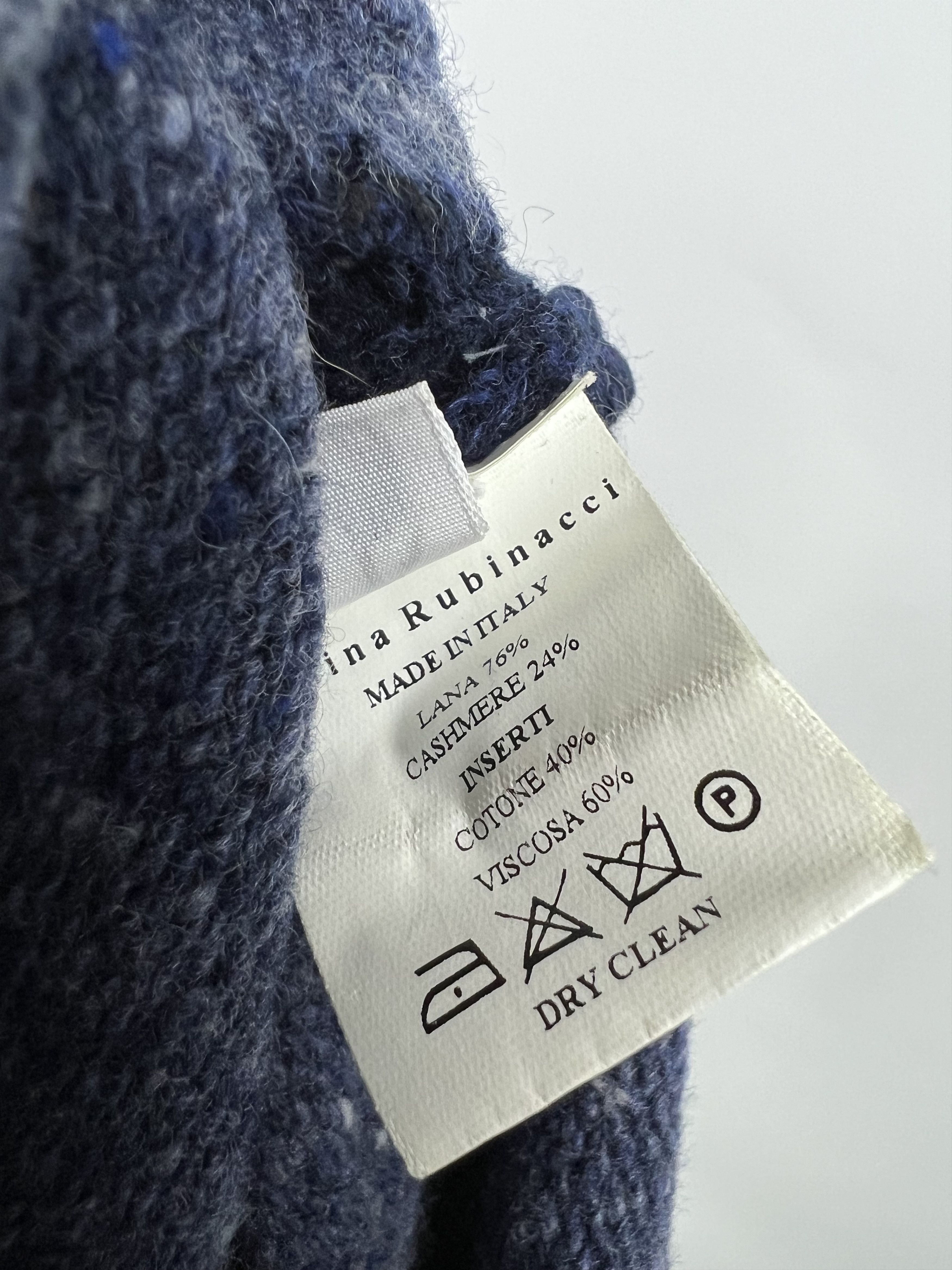 Amina Rubinacci Amina Rubinacci Wool Cashmere Collared Sweater Size IT40/S Size S / US 4 / IT 40 - 13 Thumbnail