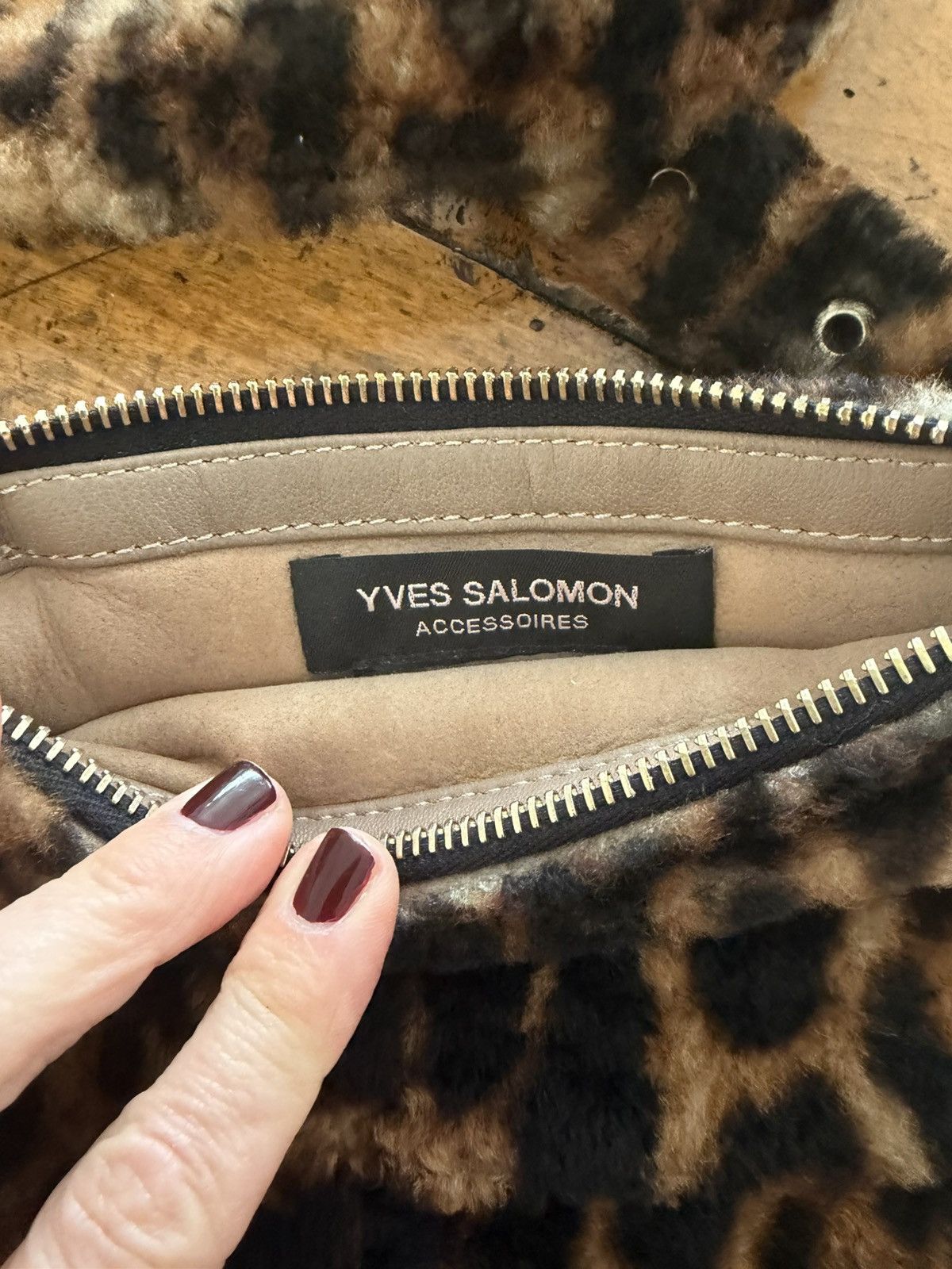 Yves Salomon YVES SALOMON | Waist Pouch, Shoulder Bag | Leopard Print Size ONE SIZE - 2 Thumbnail