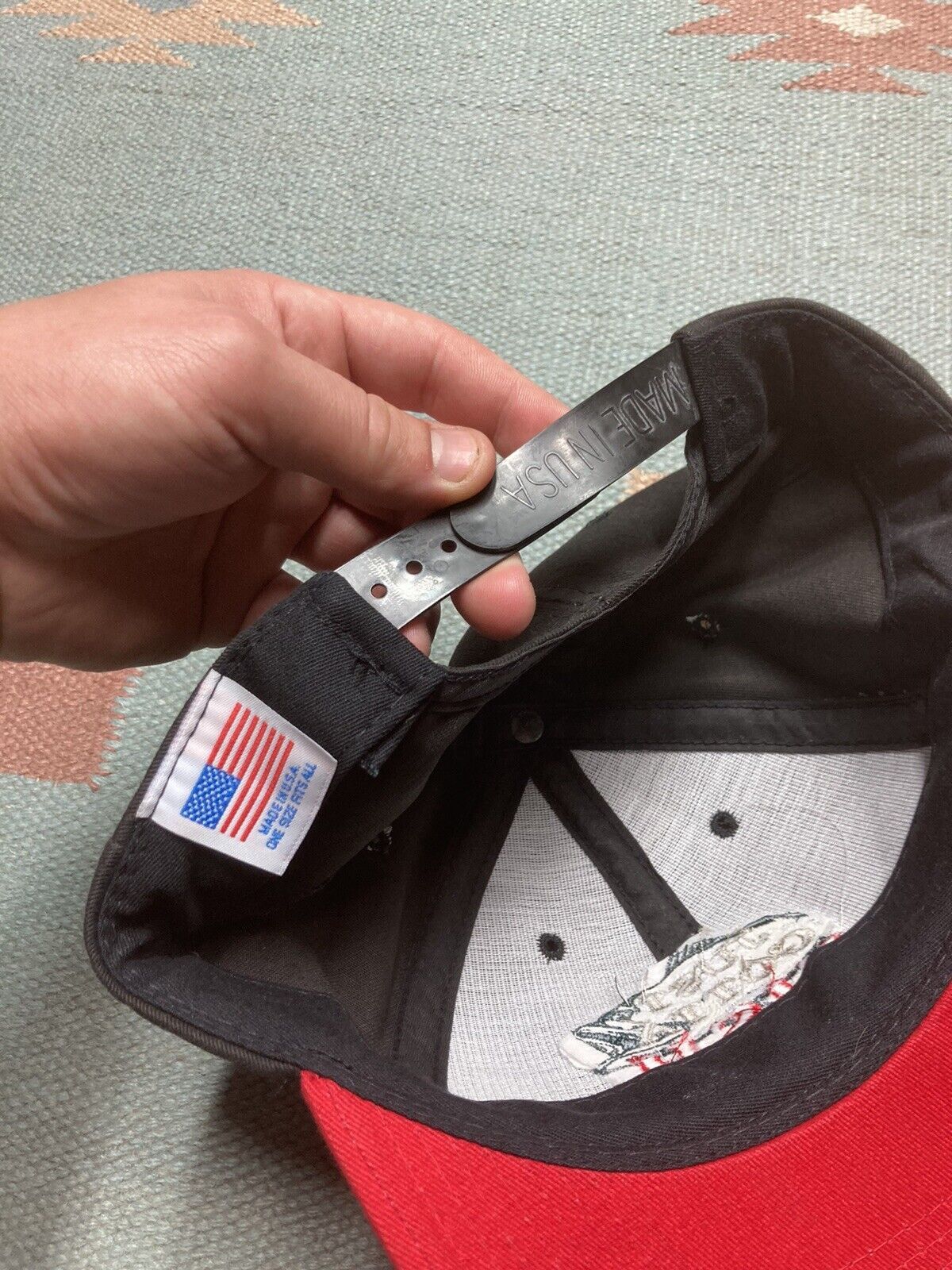 Vintage VTG SnapBack hat just gotta fish bass fishing embroidered Size ONE SIZE - 6 Thumbnail