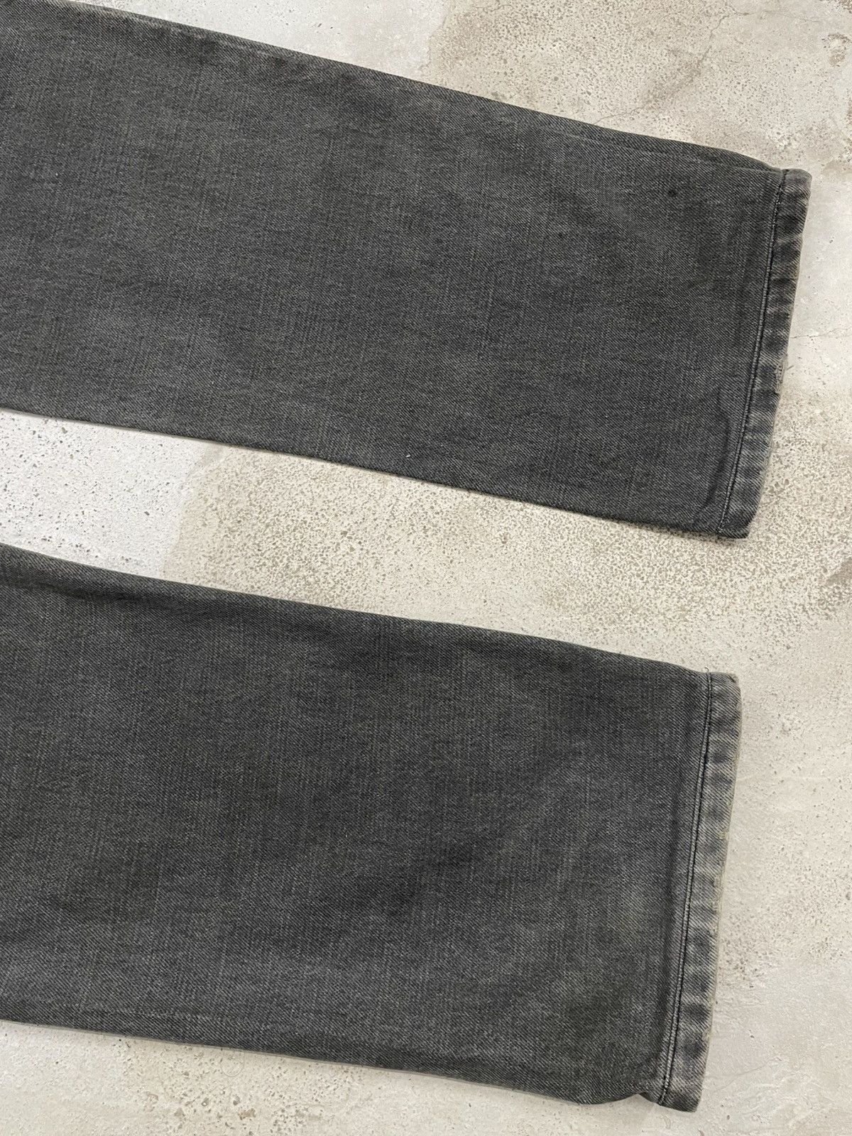 Emporio Armani Emperio Armani Distress Repaired Two Tone Denim Buttonfly Size US 35 - 11 Thumbnail