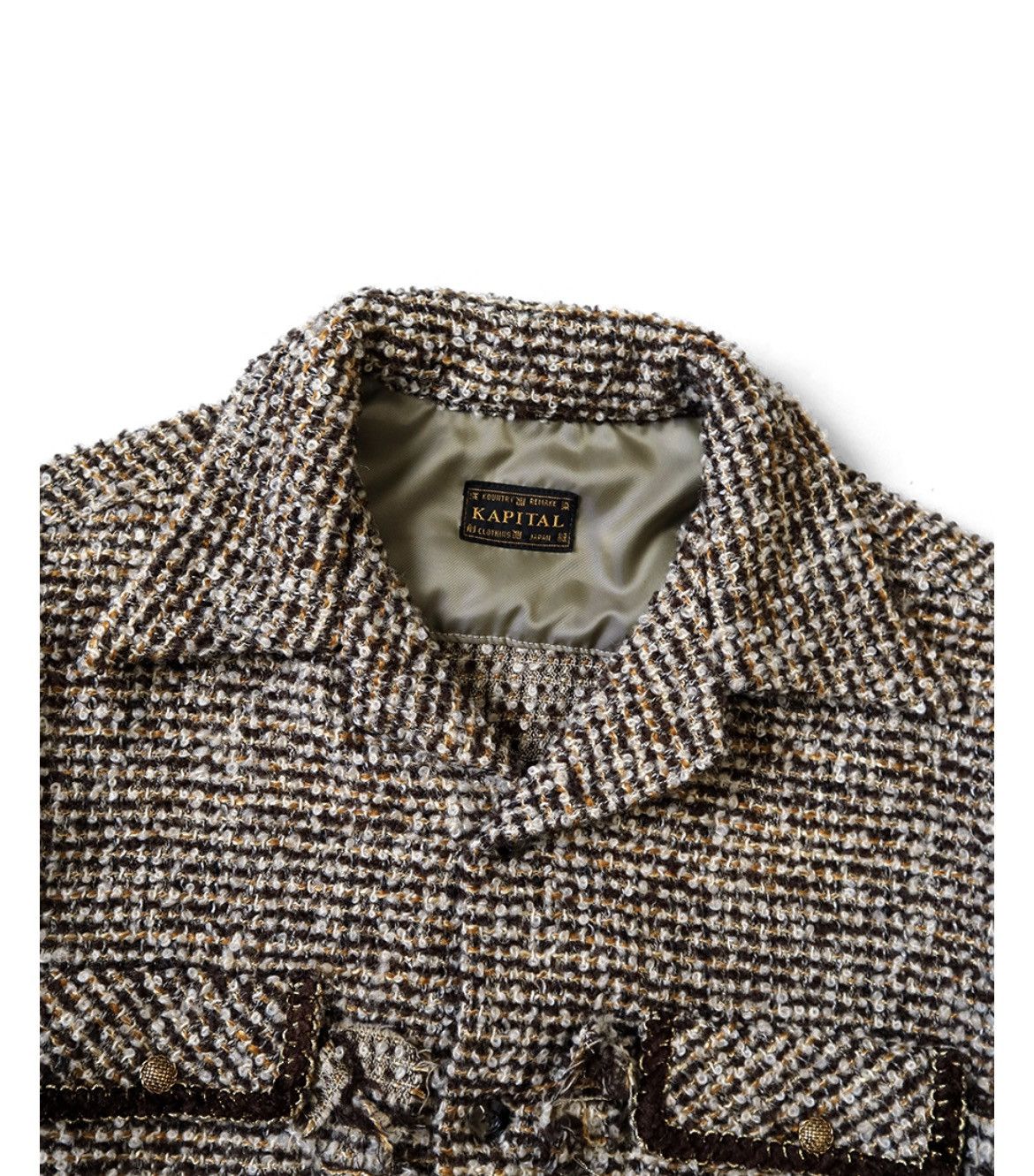 Kapital Kapital Fancy Tweed Board Shirt size 2 Size US M / EU 48-50 / 2 - 3 Thumbnail