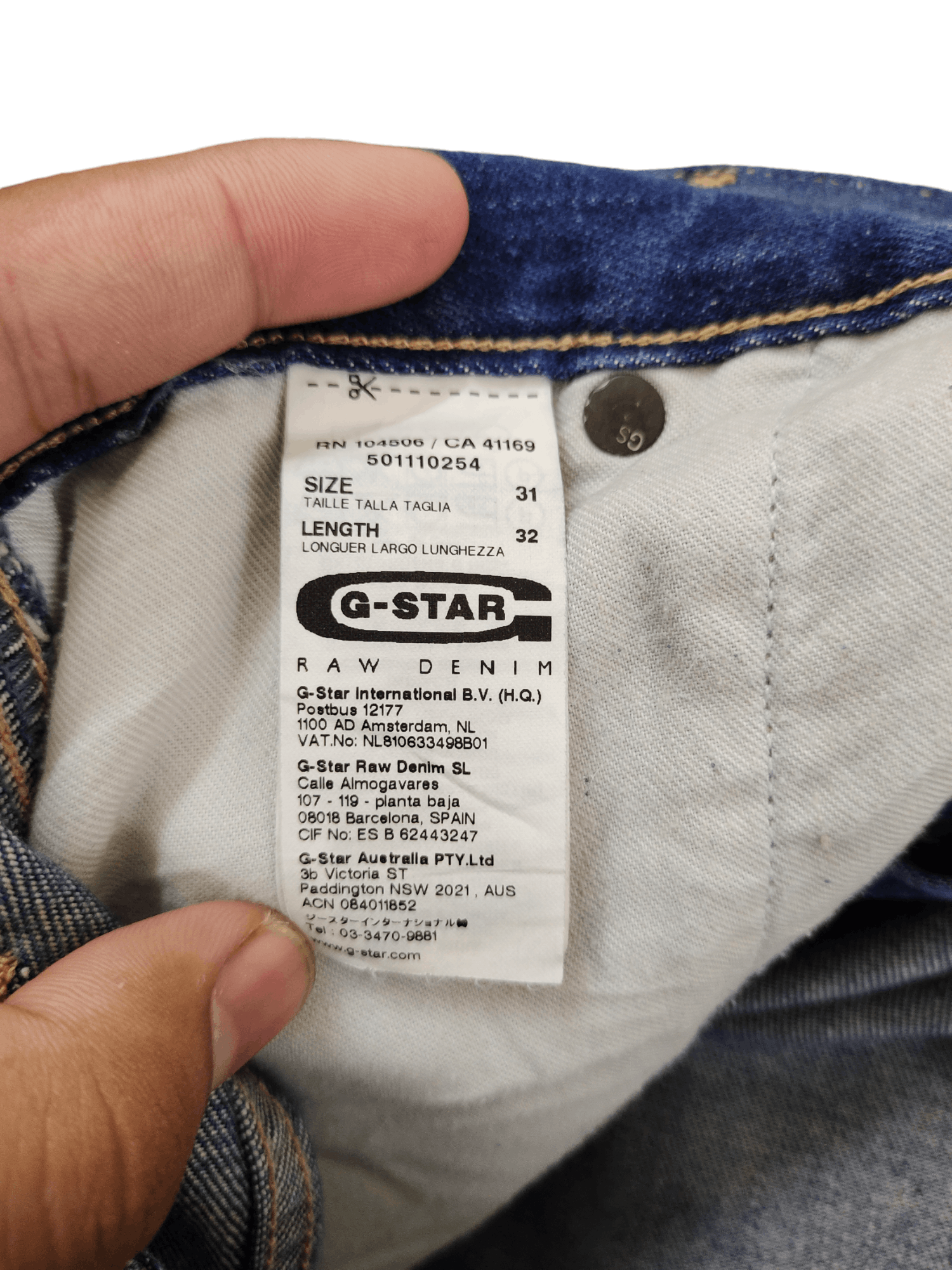 G-Star Loose Jeans G star Raw Denim Wide Leg Y2k Streetwear Size US 31 - 17 Thumbnail