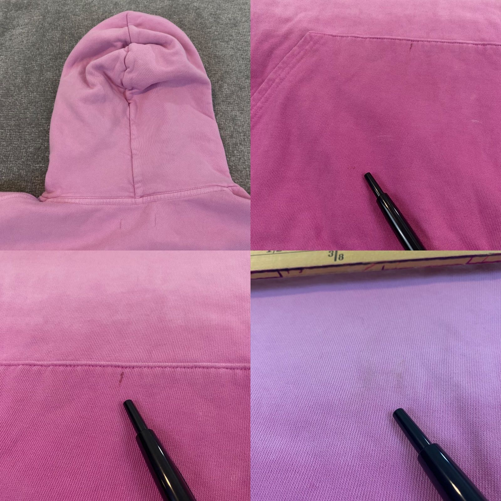 Outerknown VINTAGE OUTERKNOWN Hoodie Jacket Mens Large Pink Sunfade Hooded Long Sleeve USA Size US L / EU 52-54 / 3 - 8 Thumbnail
