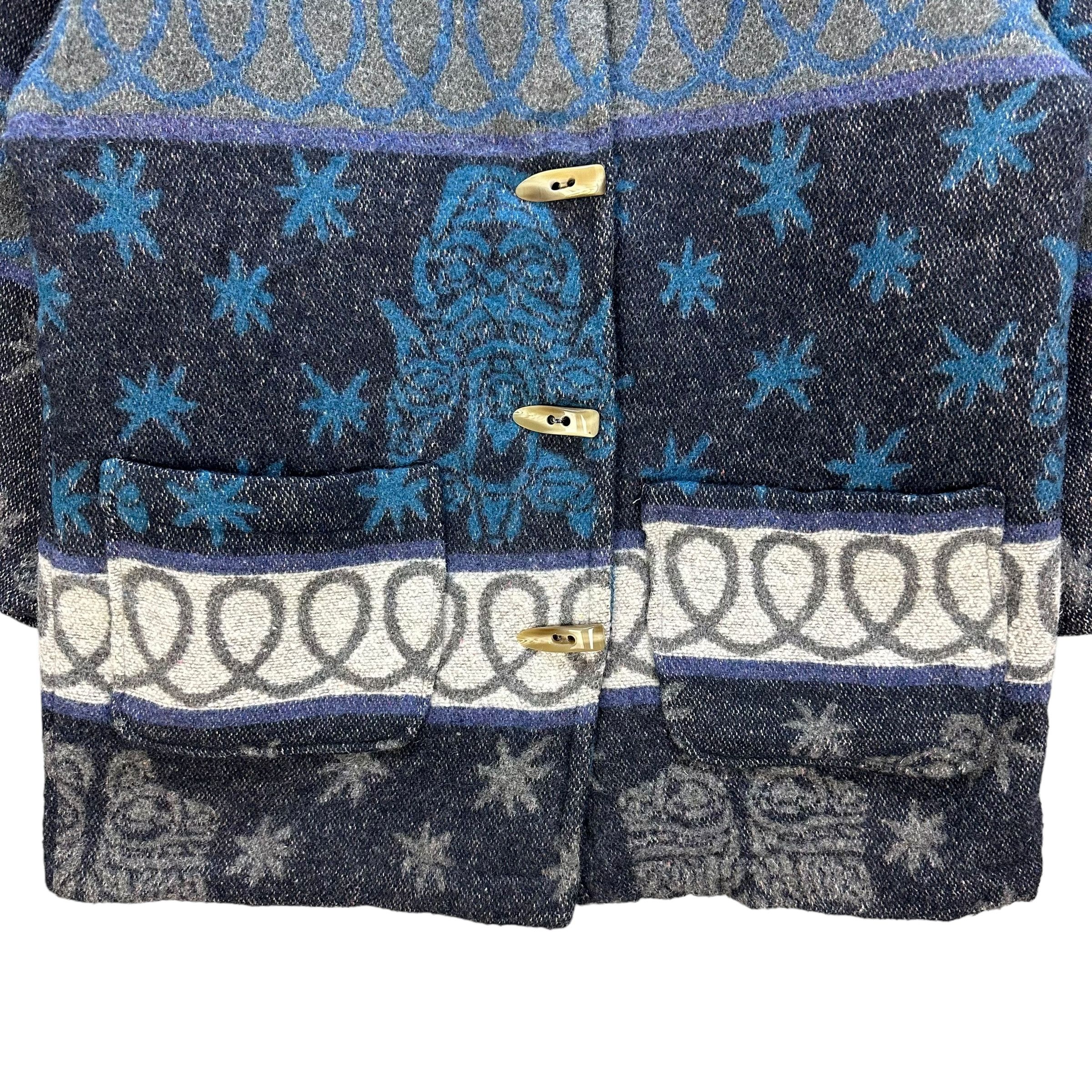 Other Vintage RAMPAGE Motif Design Overprint Duffle Coat #A8-0194 Size US S / EU 44-46 / 1 - 3 Thumbnail