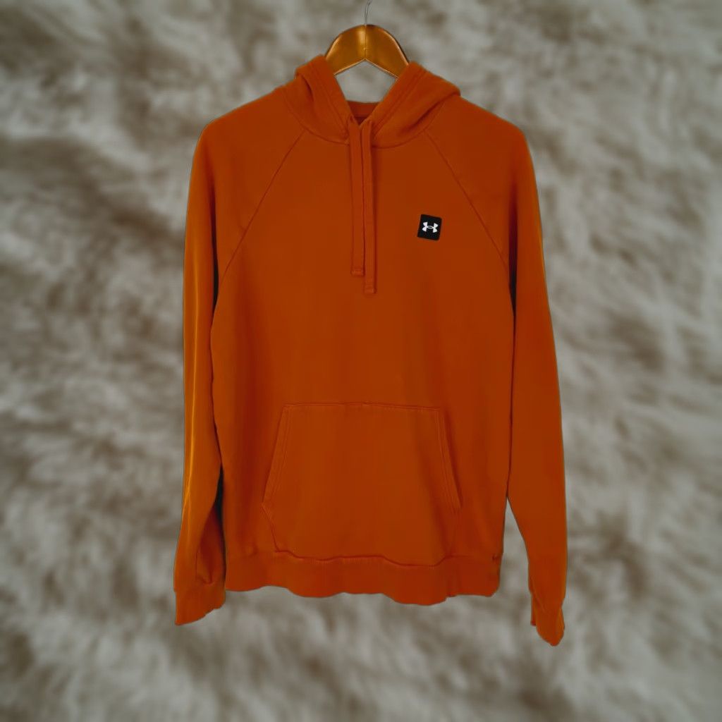 Under Armour Under Armour Hoodie Pullover Mens Medium Orange Long Sleeve Sweatshirt Size US M / EU 48-50 / 2 - 1 Thumbnail