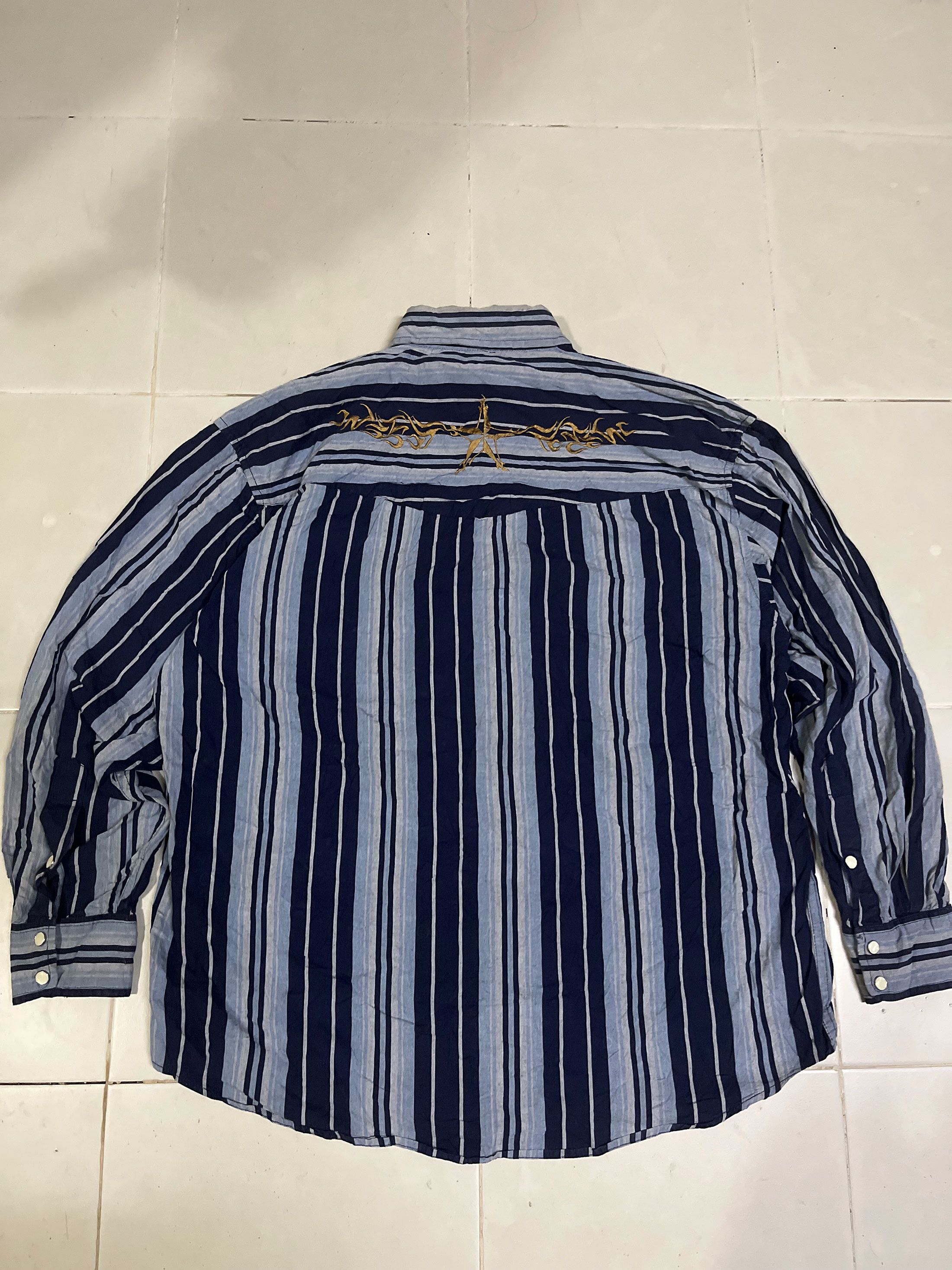 Hard Rock Cafe Hard Rock Cafe Pearl Snap Western Long Sleeve Shirt Size US M / EU 48-50 / 2 - 4 Thumbnail
