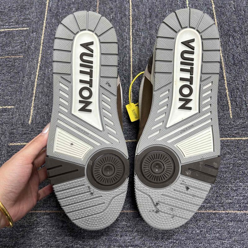 Louis Vuitton Louis Vuitton Trainer Low-Top Sneakers in Brown -2508 Size US 8 / EU 41 - 4 Thumbnail