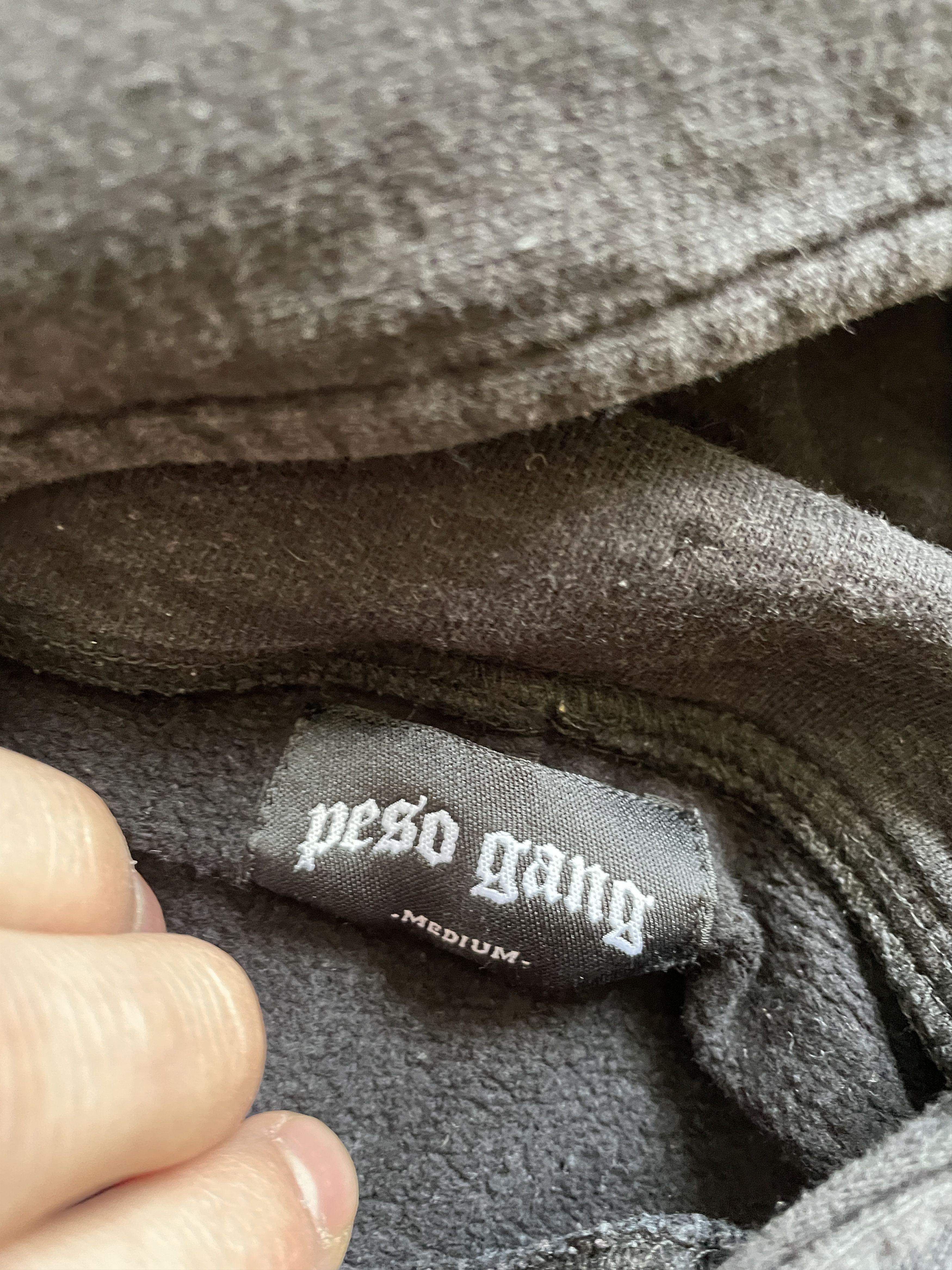 Peso PESO WASHED BLACK MARLBORO TYPE OVERSIZED HOODIE Size US M / EU 48-50 / 2 - 3 Thumbnail