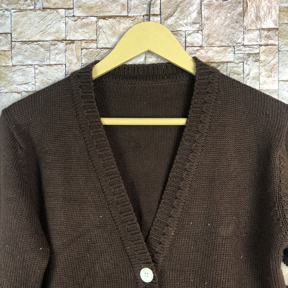 Homespun Knitwear × Japanese Brand Japanese Brand Brown Cardigan Knitwear #A765 Size US M / EU 48-50 / 2 - 4 Thumbnail