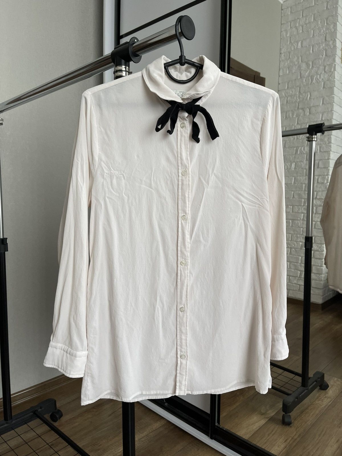 Gucci Gucci Uniform Shirt Button Up Long Sleeve Size M / US 6-8 / IT 42-44 - 1 Thumbnail