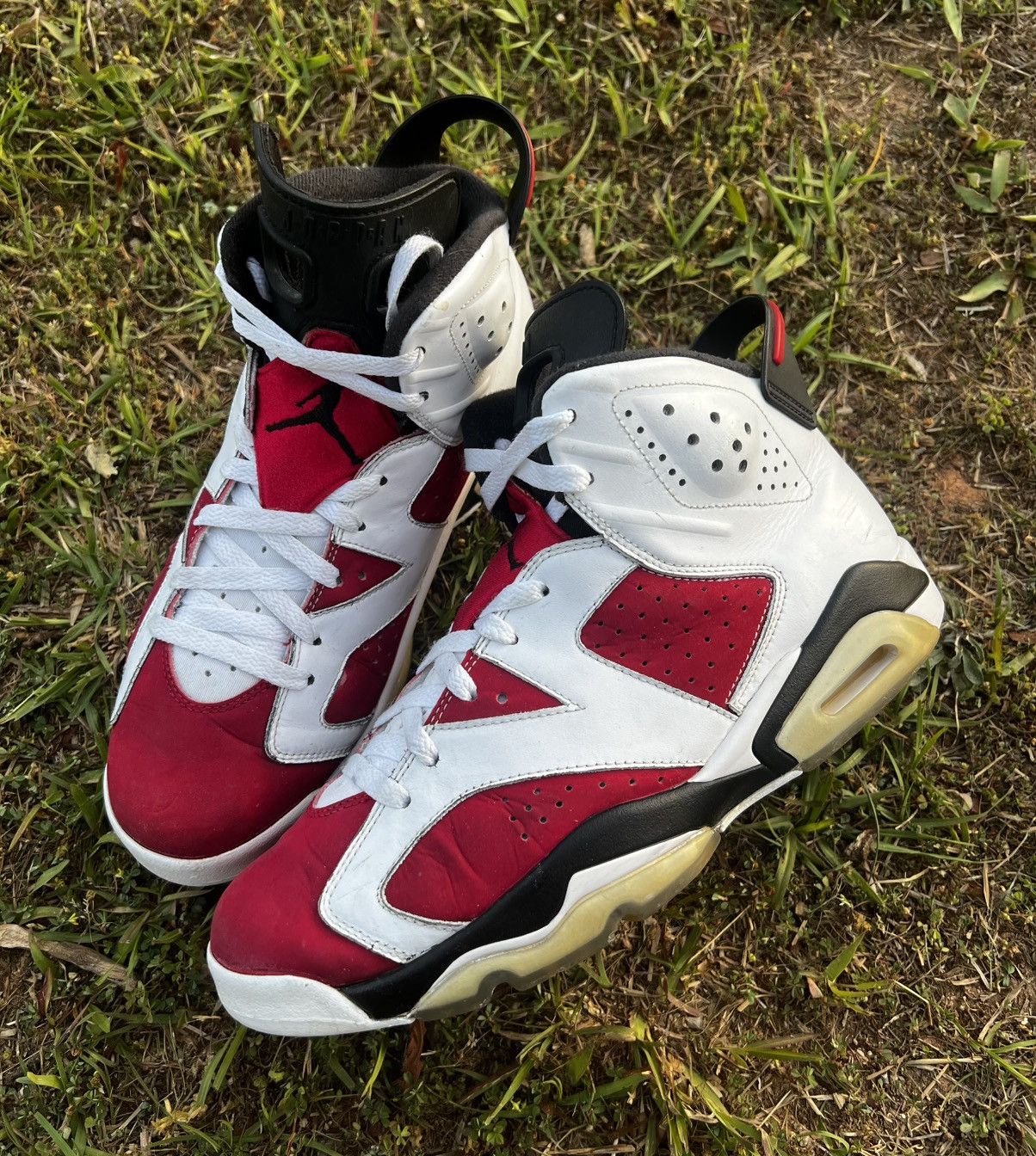 CLEAN Air Jordan 6 size 9.5 Mens 2014 Carmine Red Retro