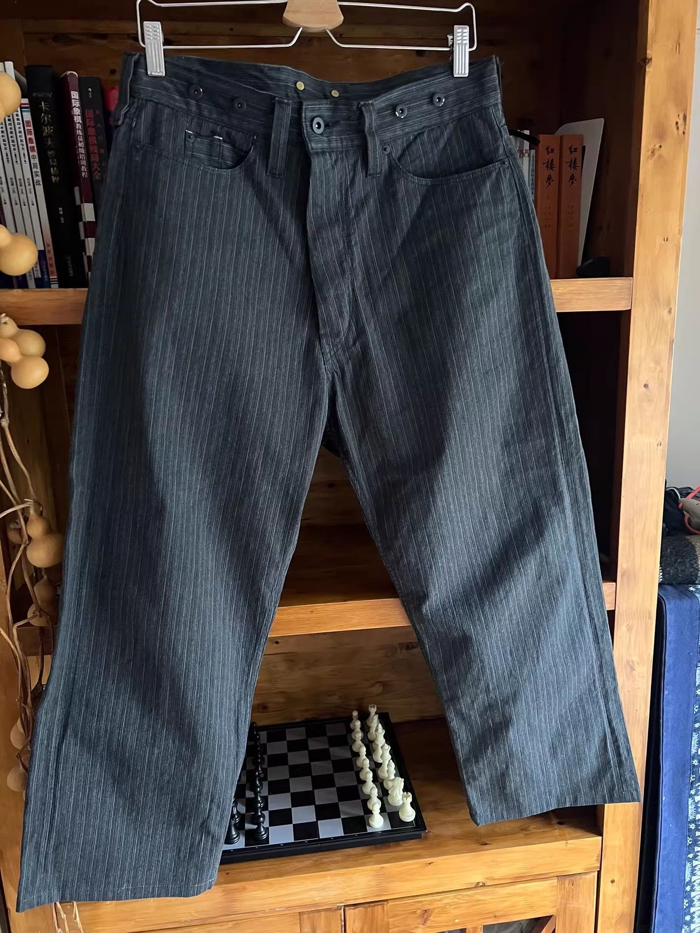 Nigel Cabourn Nigel Cabourn Suspender Stripe Tailored Pants Size US 32 / EU 48 - 2 Thumbnail