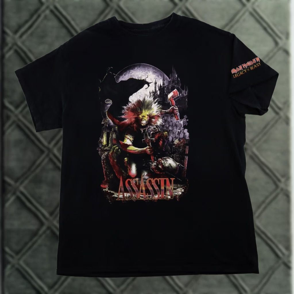 Vintage Iron Maiden Official Legacy Of The Beast Assassin Founders Member 2016 T-Shirt Adult M Black Music Size US M / EU 48-50 / 2 - 1 Thumbnail
