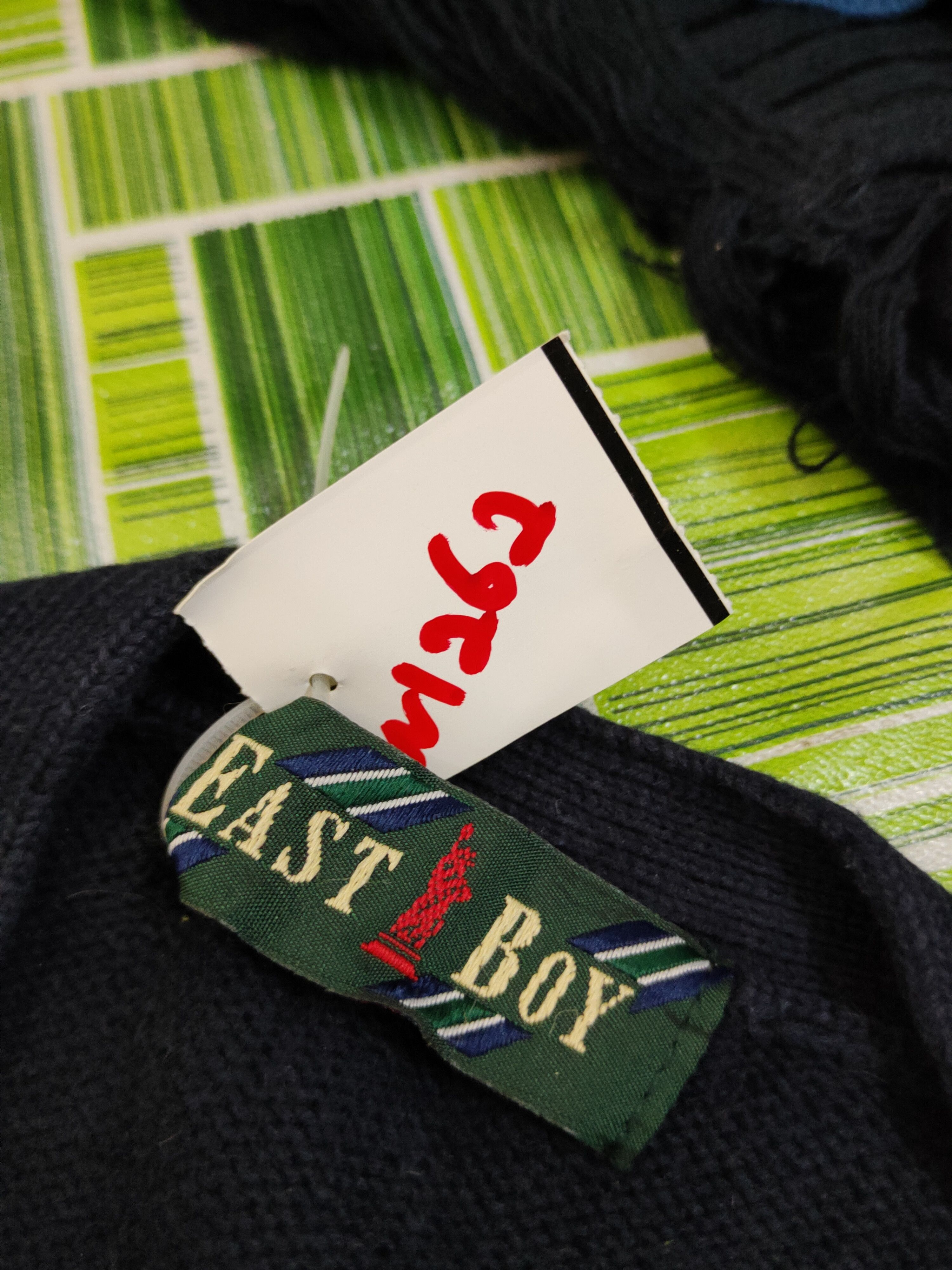 Homespun Knitwear × Japanese Brand East Boy Navy Knitwear Cardigan #W1262 Size US M / EU 48-50 / 2 - 12 Thumbnail