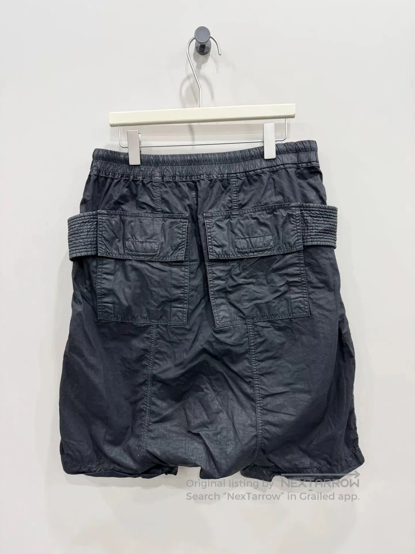 Rick Owens Rick Owens Double Ring Waxed Shorts. Size US 44 / EU 60 - 2 Thumbnail