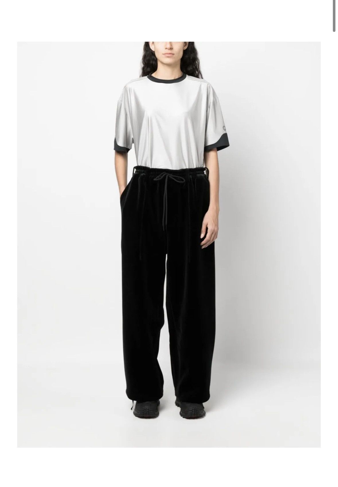 Y-3 Y-3 velvet wide-leg trousers Size US 38 / EU 54 - 1 Thumbnail