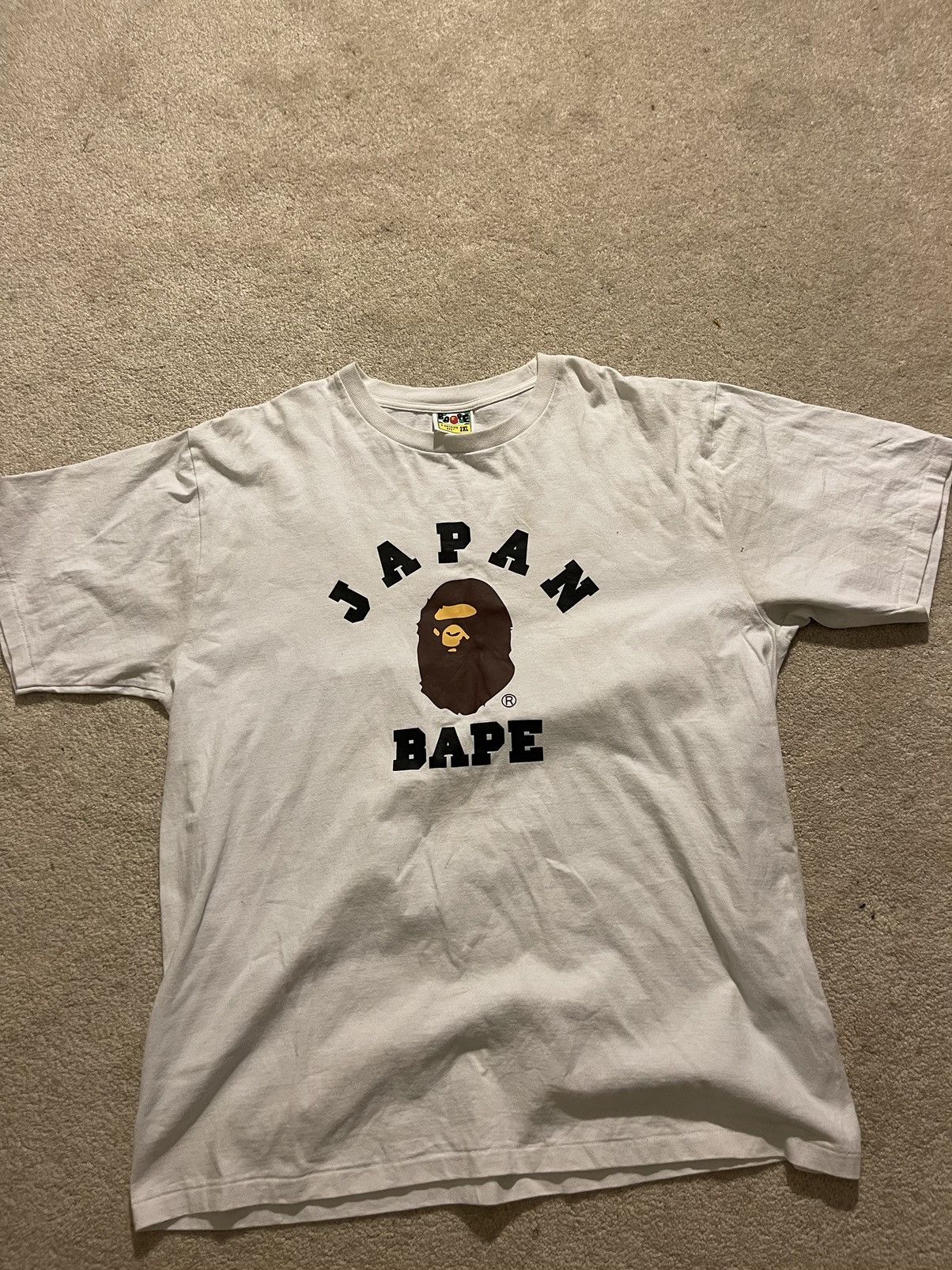Bape Japan College Tee Size US XXL / EU 58 / 5 - 1 Thumbnail