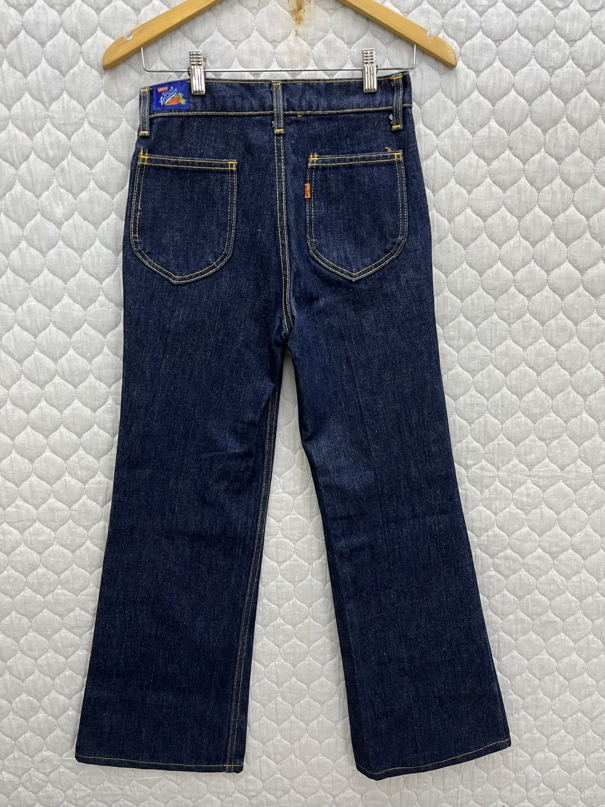 Levi's 🔥🔥🔥VTG 70’s LEVIS FRESH PRODUCE FLARED DENIM Size 28" / US 6 / IT 42 - 2 Thumbnail