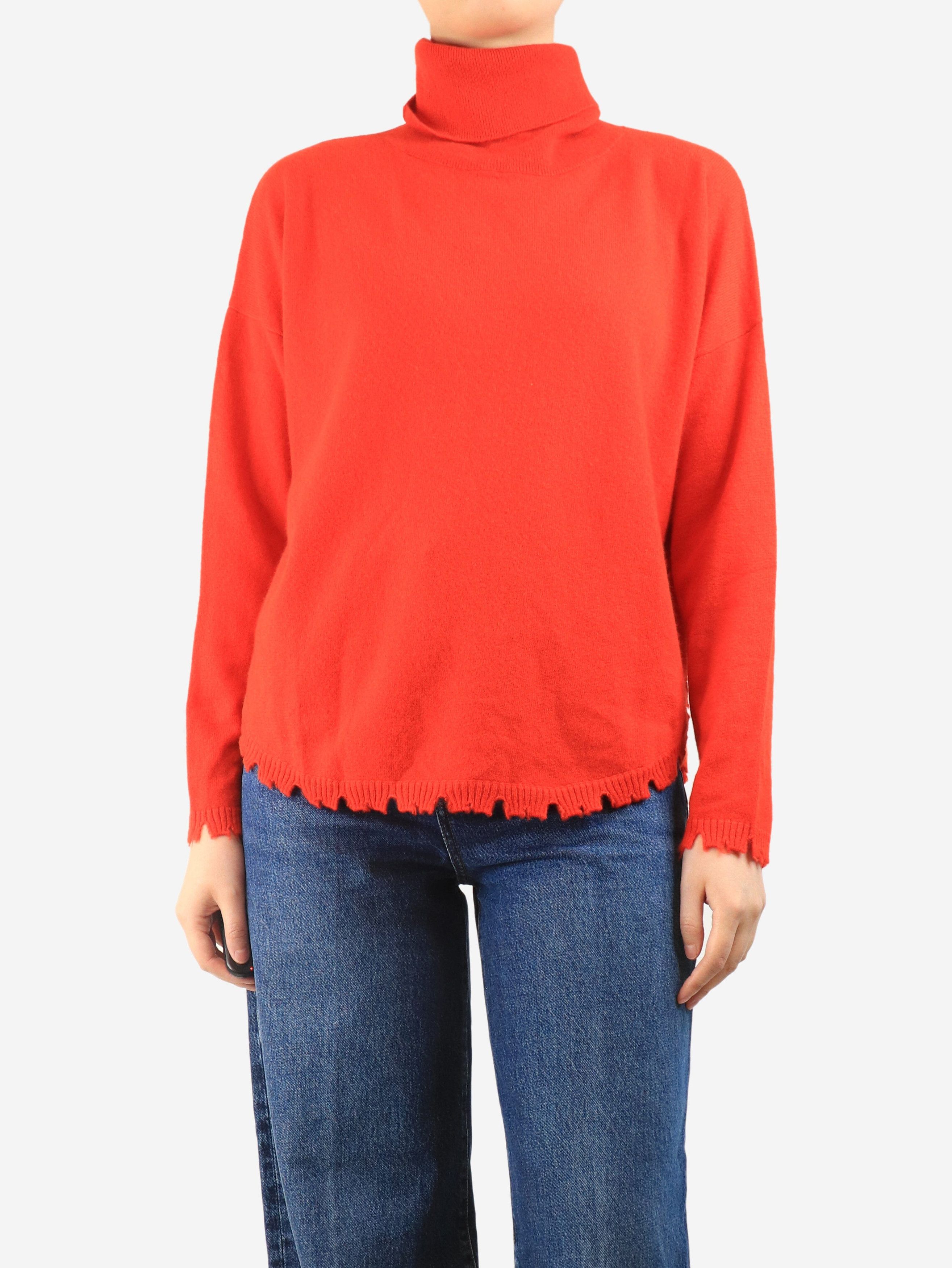 Other Red cashmere roll-neck jumper - M Size M / US 6-8 / IT 42-44 - 1 Thumbnail