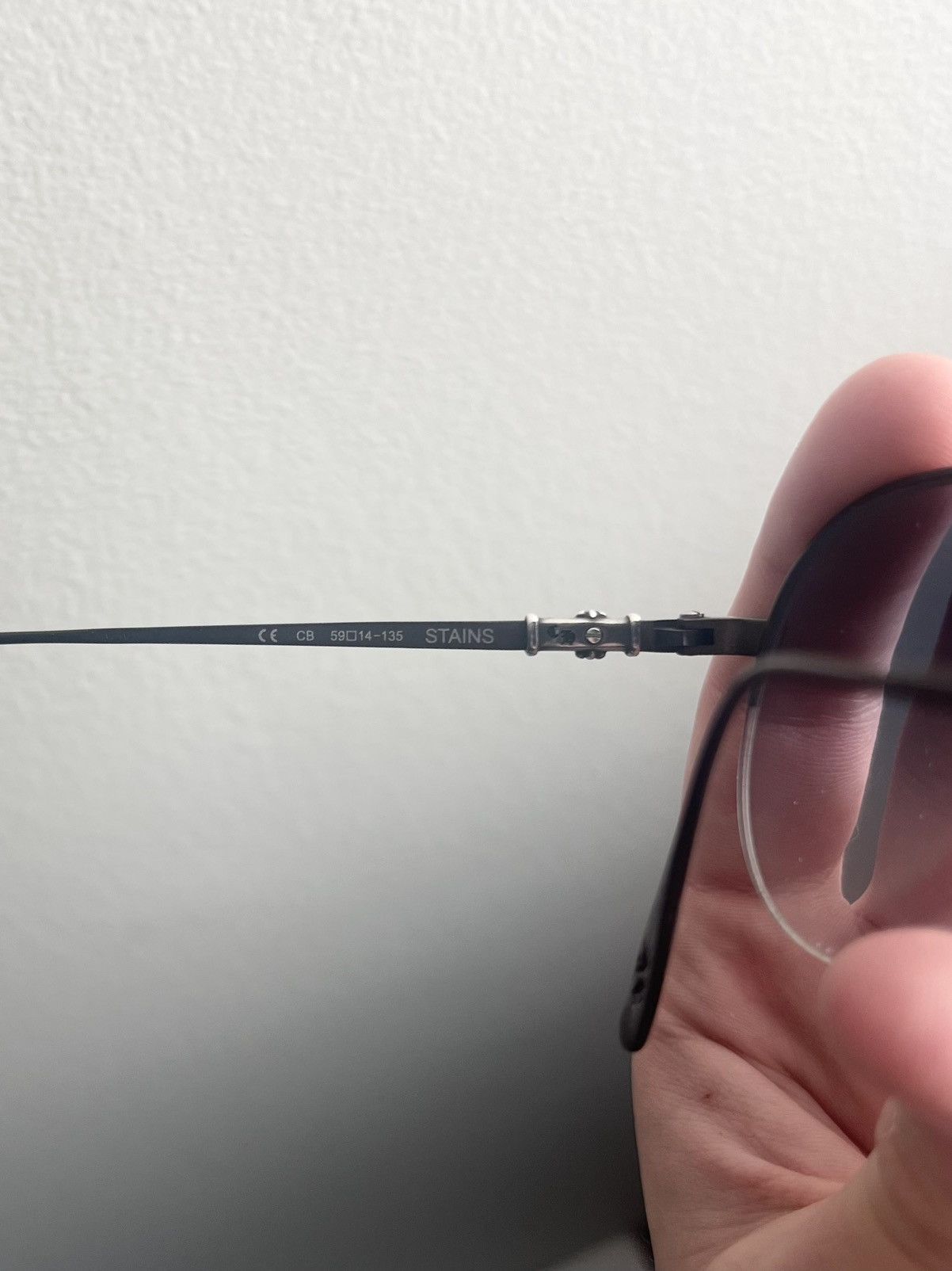 Chrome Hearts Chrome Hearts “STAINS” Sunglasses Gunmetal Frame Blue Lens Size ONE SIZE - 6 Thumbnail