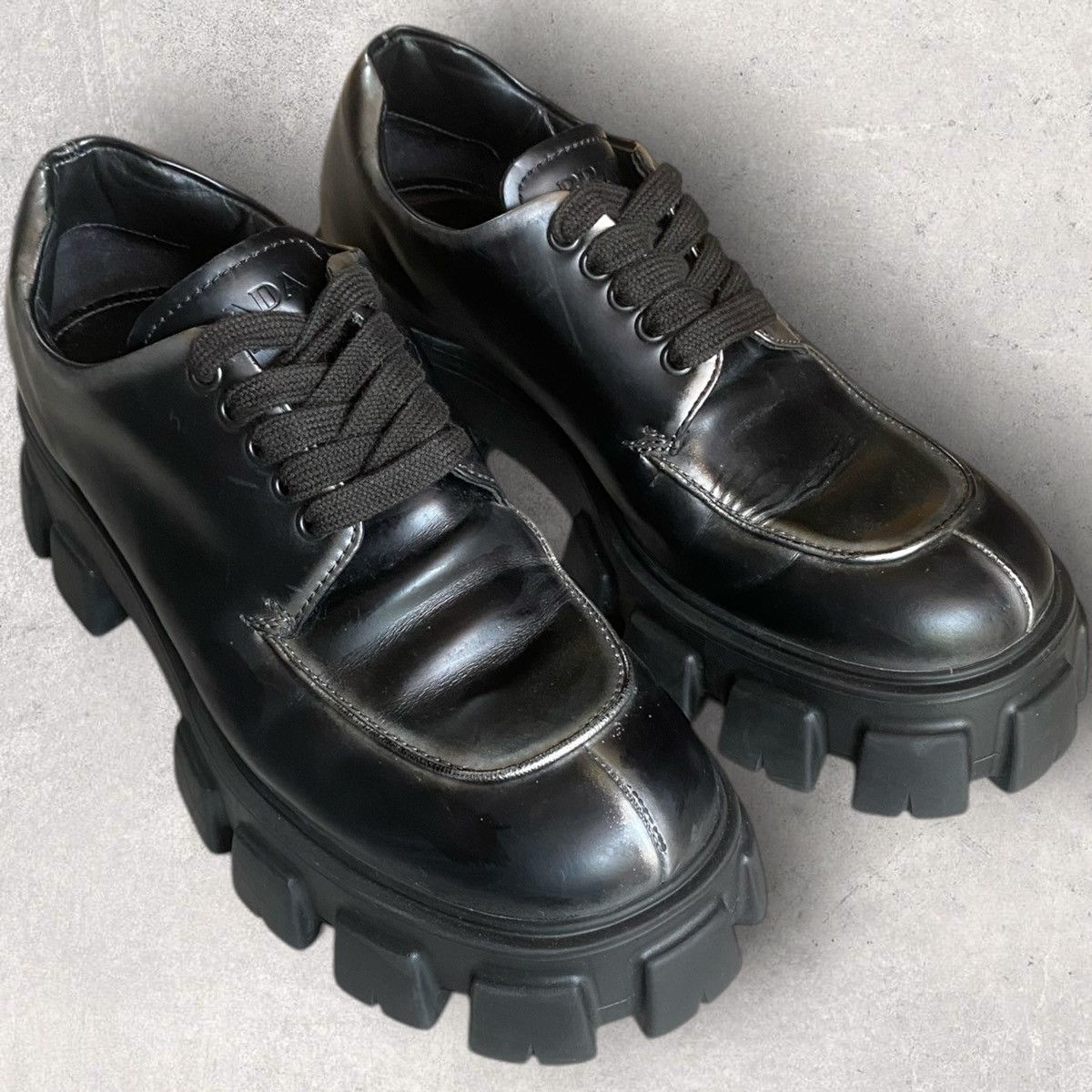 Prada Prada Monolith Lace Shoes Size US 9 / EU 42 - 2 Thumbnail