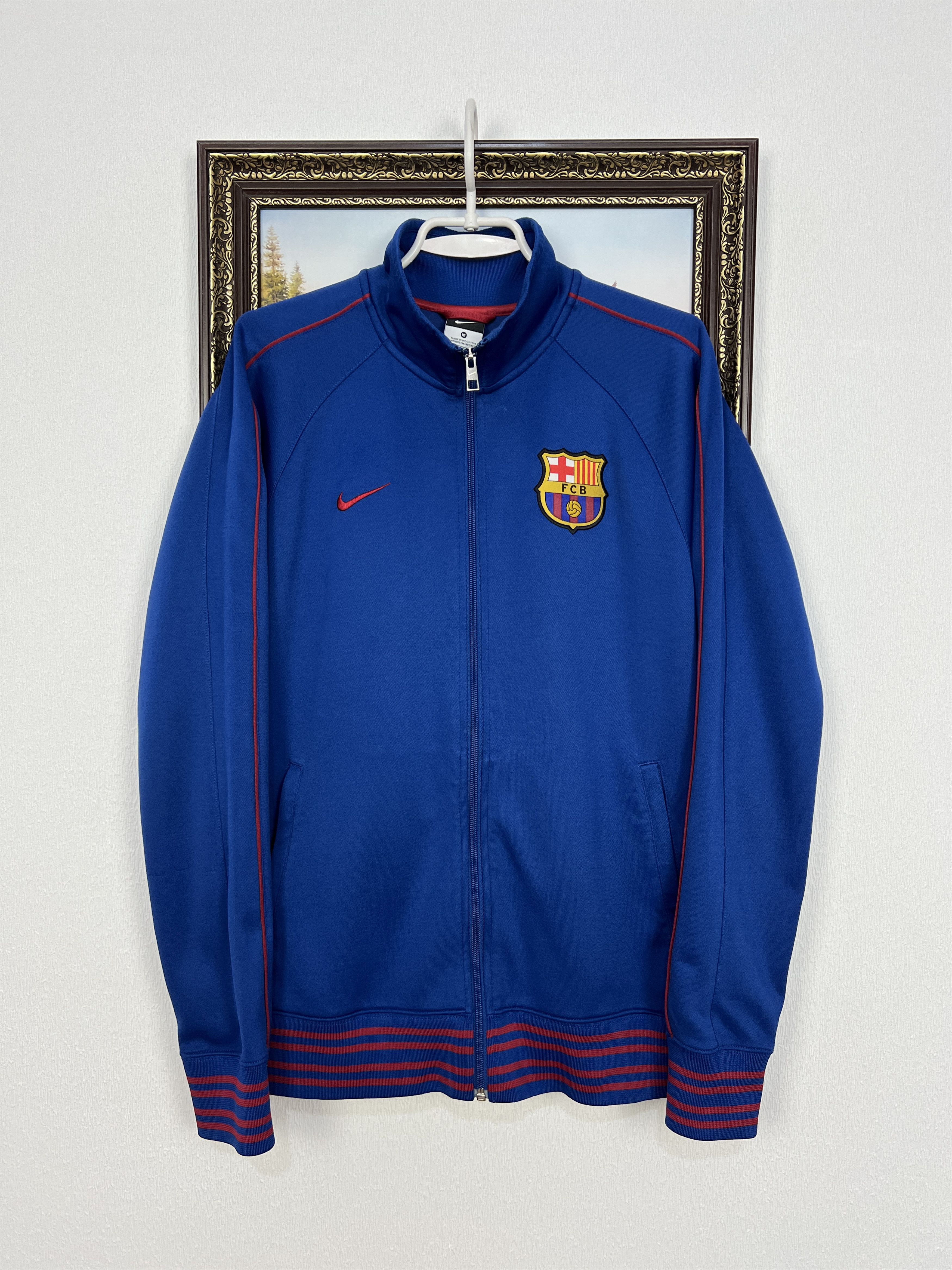 Nike FC Barcelona 2008-09 Pre Match Football Soccer Jacket Nike 