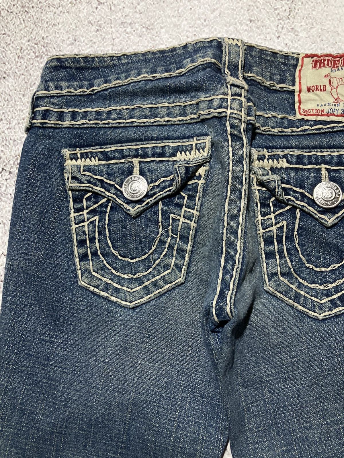 True Religion Vintage True Religion USA Bootcut Flared Denim Jeans Blue Size US 28 / EU 44 - 9 Thumbnail