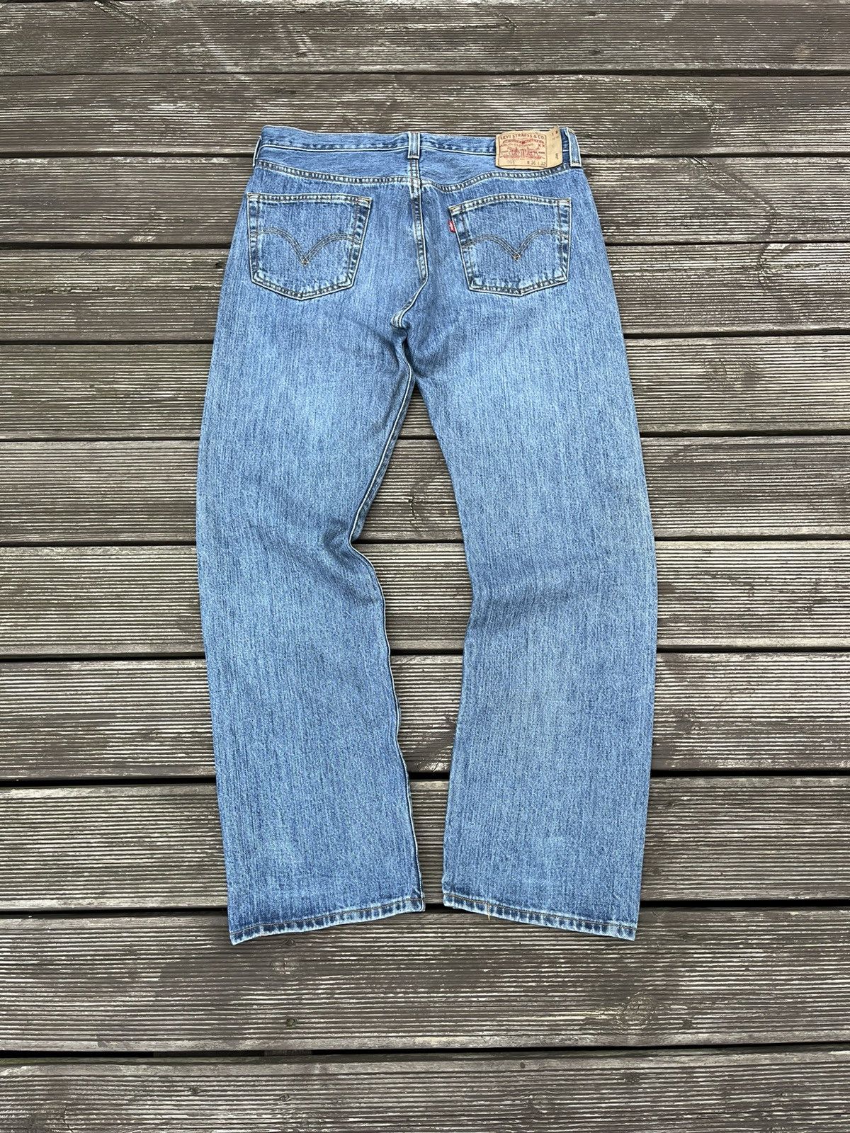 Levi's Vintage 90s Levis 501 Baby Blue Classic Jeans Pants 36x32 Size US 36 / EU 52 - 1 Thumbnail