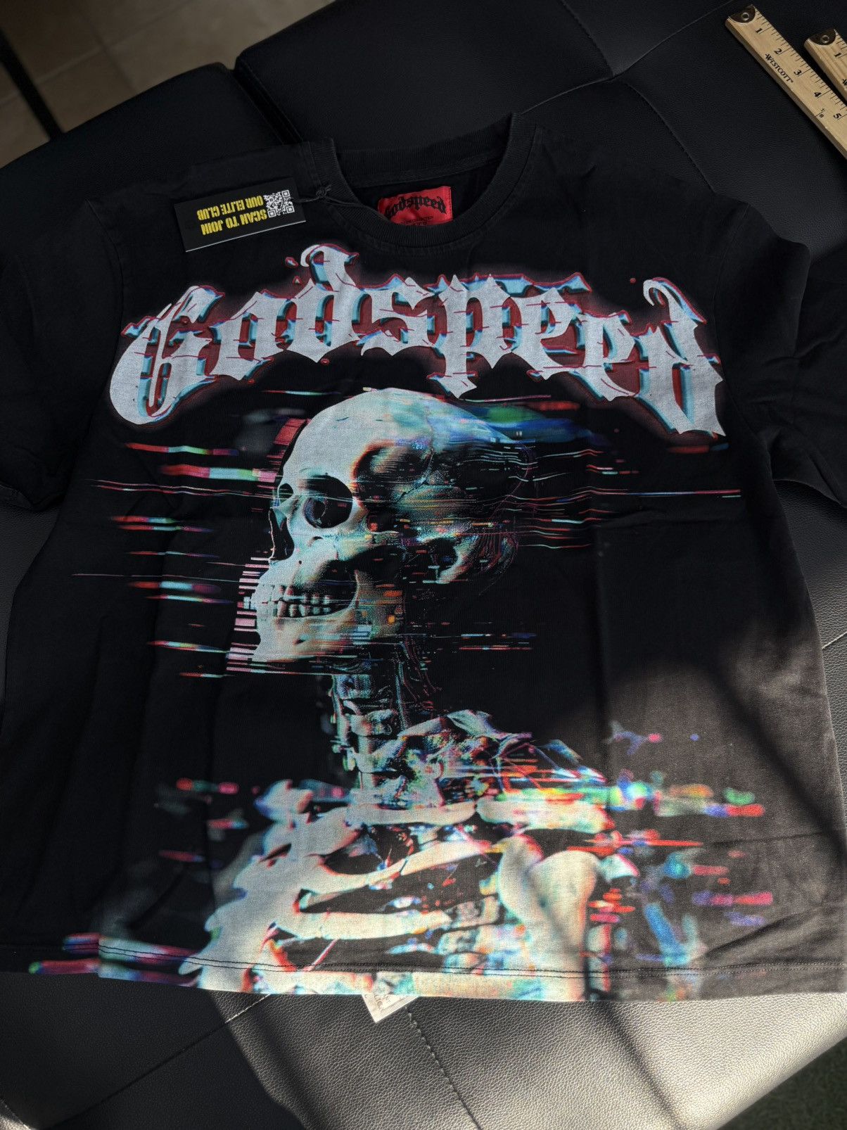 Godspeed Godspeed Black Matrix Glitch Tee Shirt Size L (NEW) Size US L / EU 52-54 / 3 - 1 Thumbnail