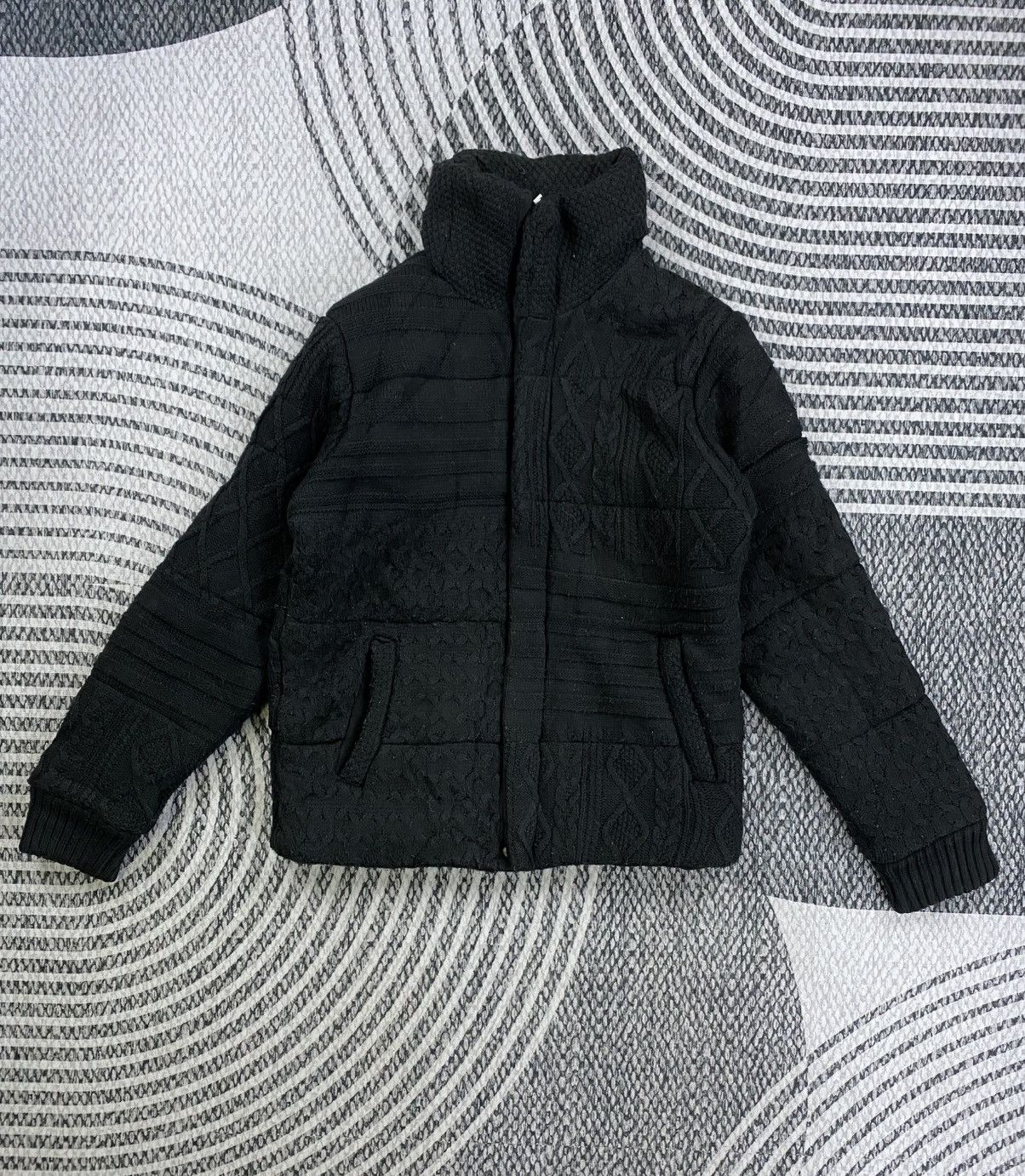 Japanese Brand Vintage Bernings Sho Zipper Premium Black