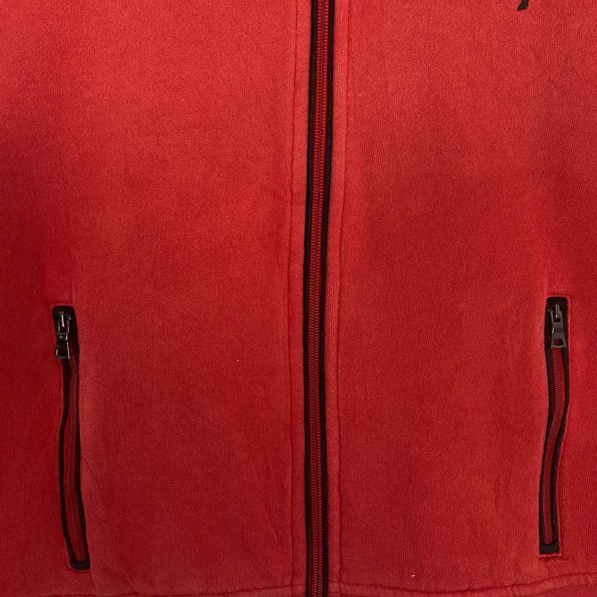 Vintage Vintage Polo Ralph Lauren Full Zipper Red Small Sweatshirt Size US L / EU 52-54 / 3 - 5 Thumbnail