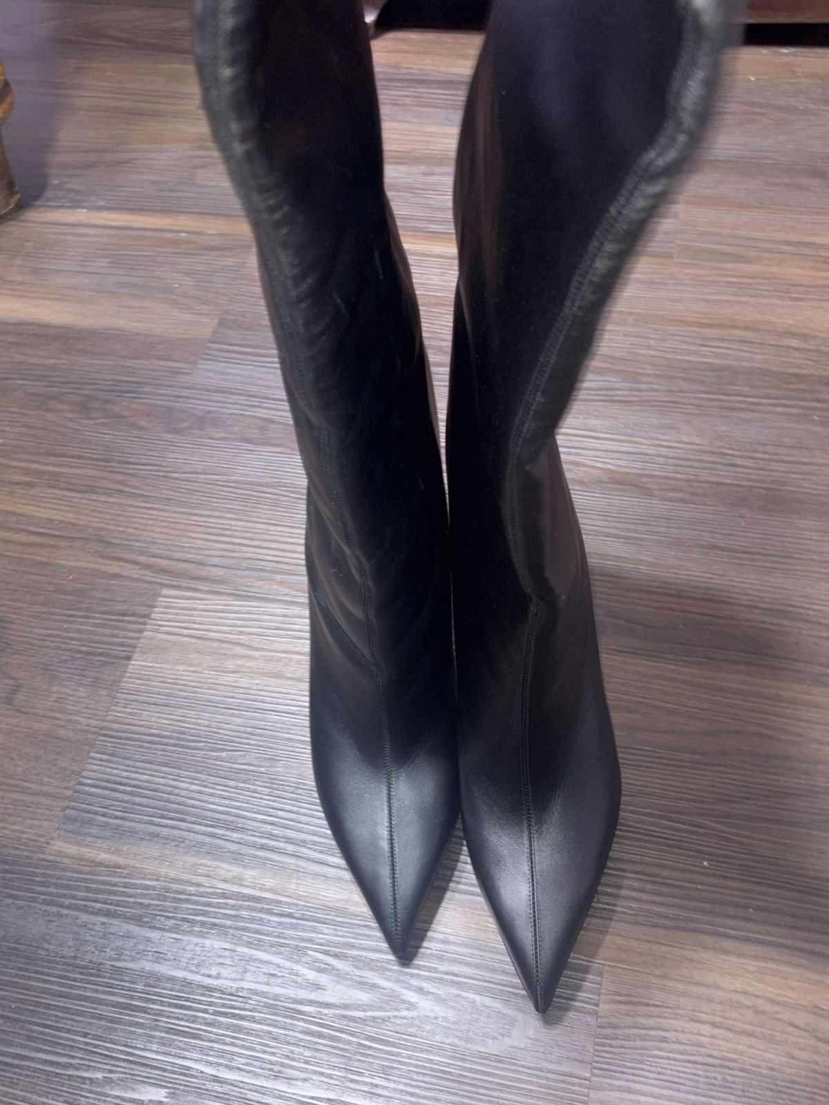 Alexander McQueen Alexander McQueen over the knee armadillo boots Size US 8 / IT 38 - 4 Thumbnail