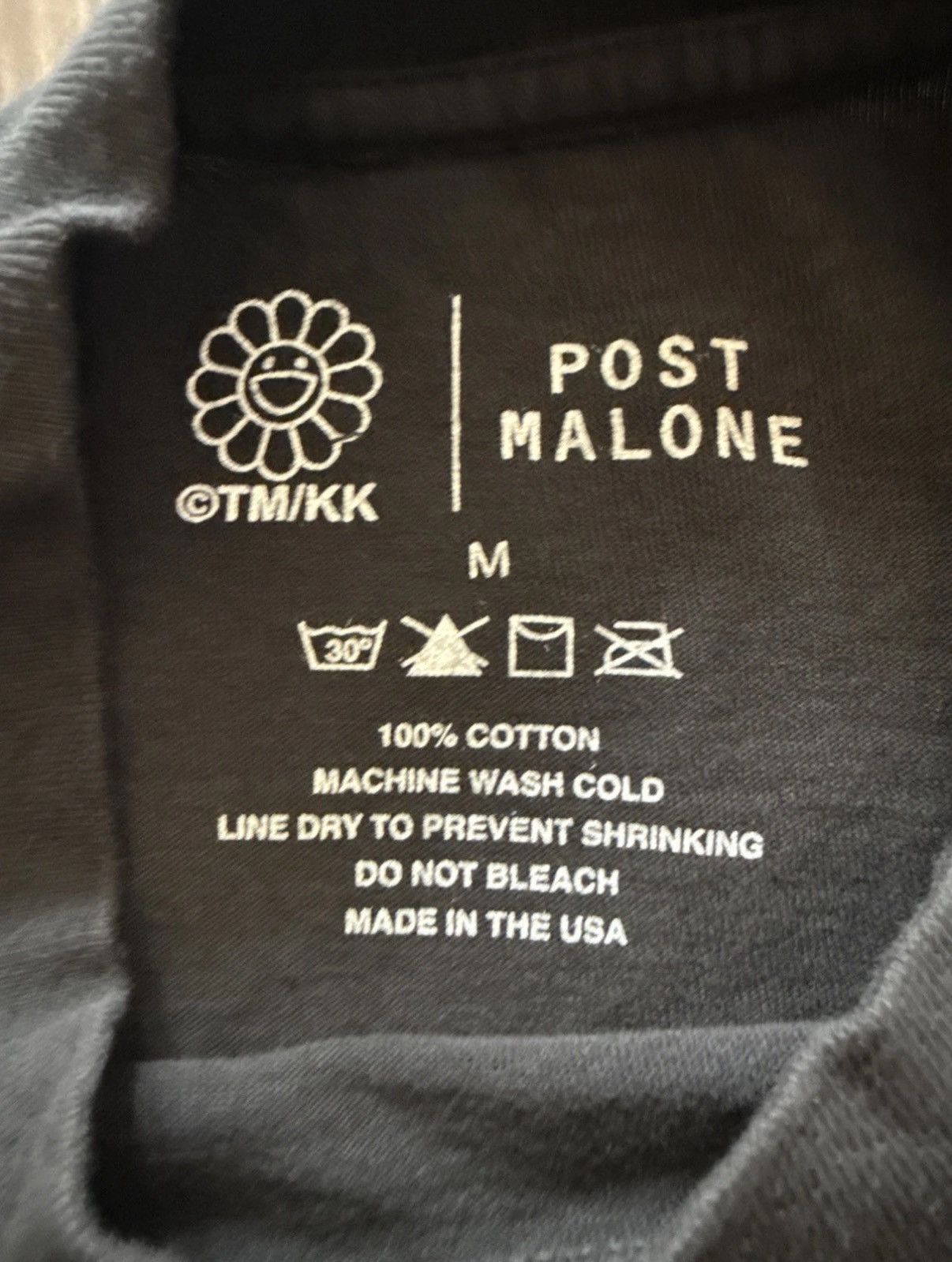 Takashi Murakami Murakami x Post Malone Long Sleeve Shirt Black Size M Size US M / EU 48-50 / 2 - 5 Thumbnail