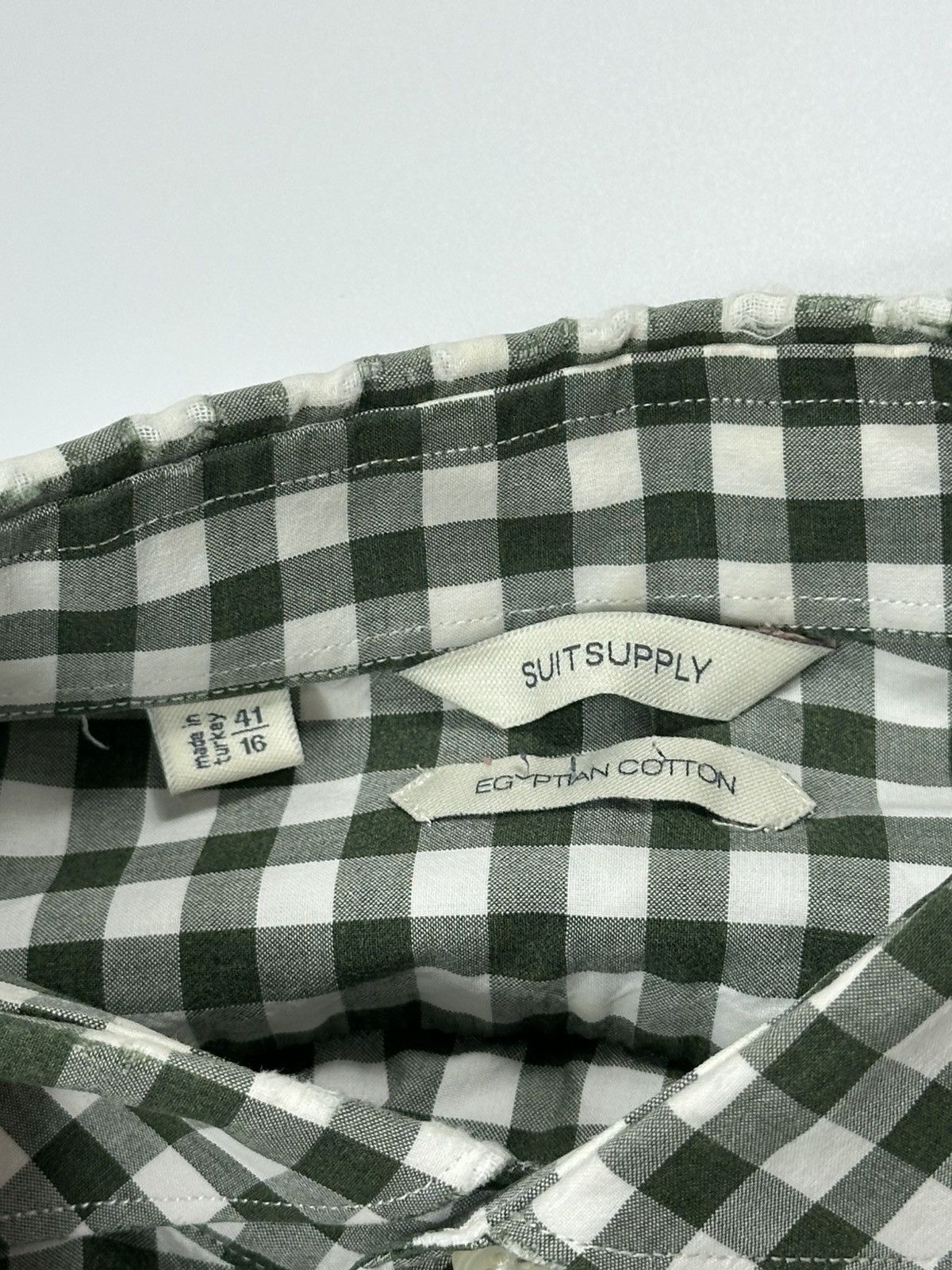 Suitsupply Suitsupply Check Casuail Shirt Men's Size US L / EU 52-54 / 3 - 8 Thumbnail