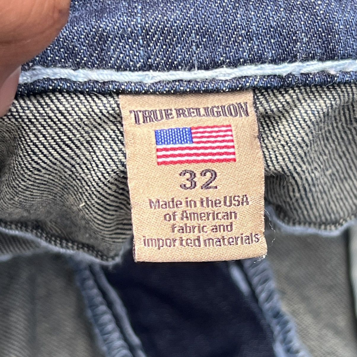 True Religion “TRUE RELIGION” RICKY RELAXED STRAIGHT ACID WASH DENIM JEANS Size US 32 / EU 48 - 11 Thumbnail